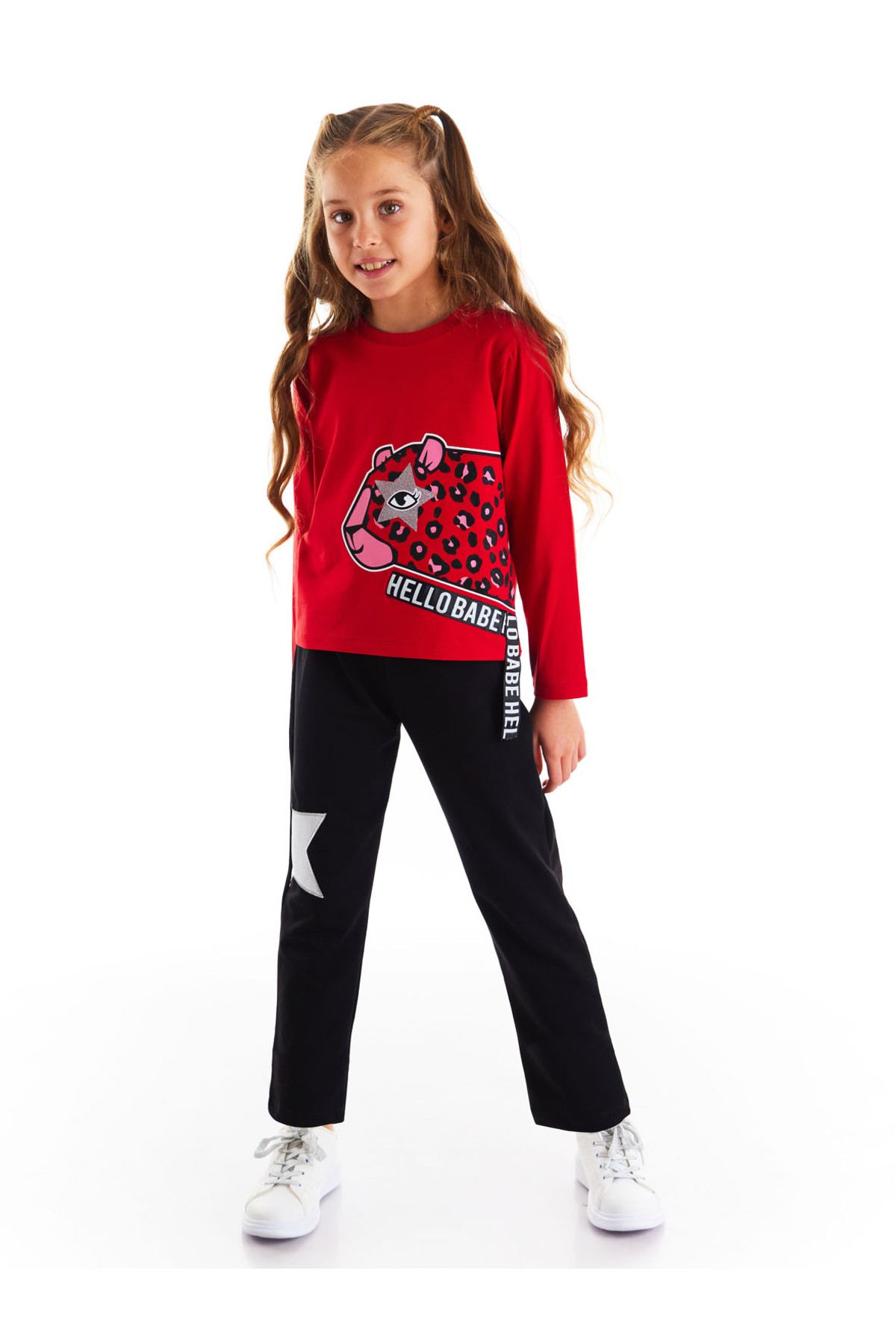 MSHB&G-Hello Leo Girl's T-shirt Trousers Set 1