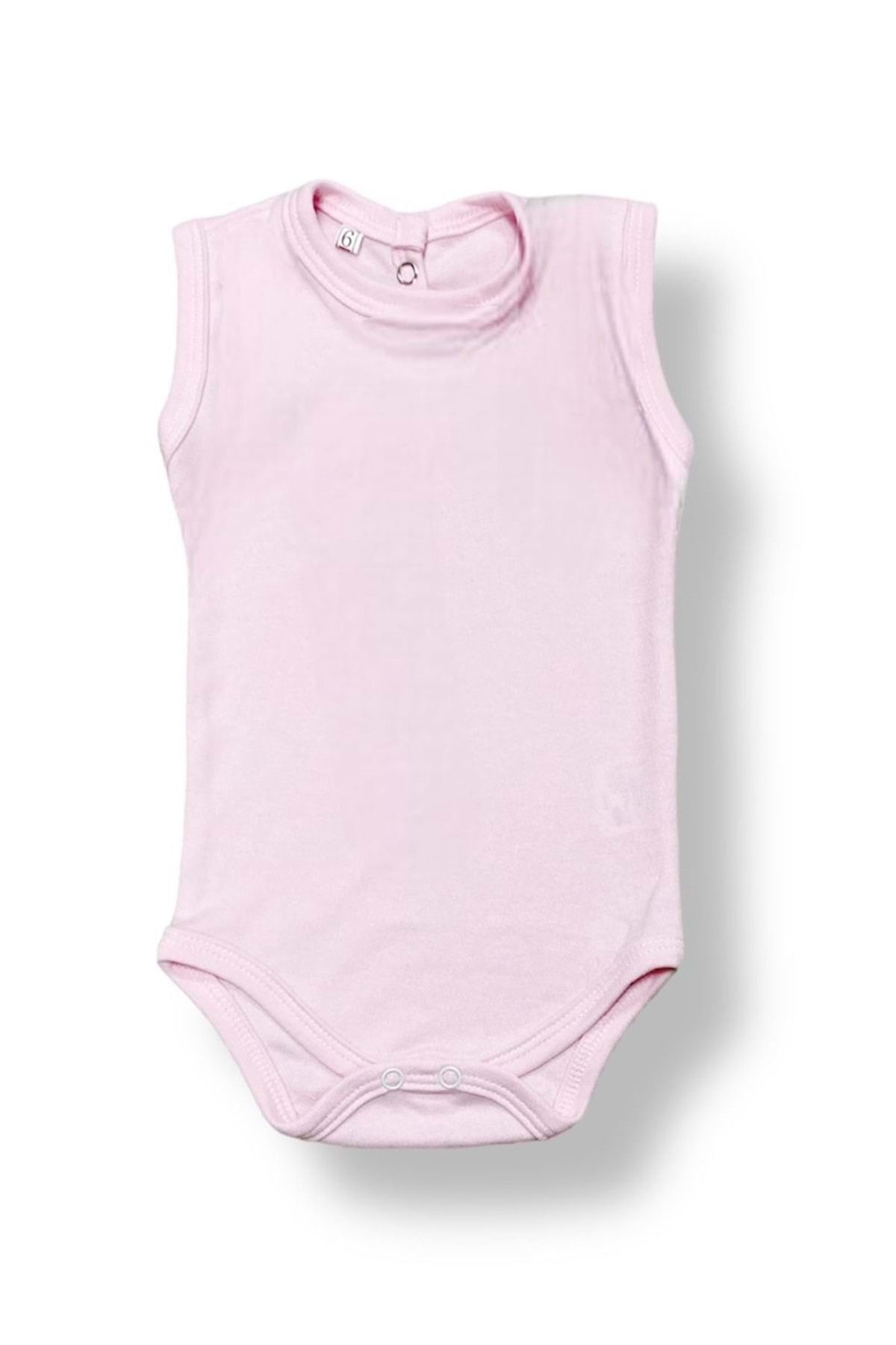 Mnk Baby&Kids-بدلة أطفال بدون أكمام مع مشبك تثبيت Badi MNK0527 PINK 1