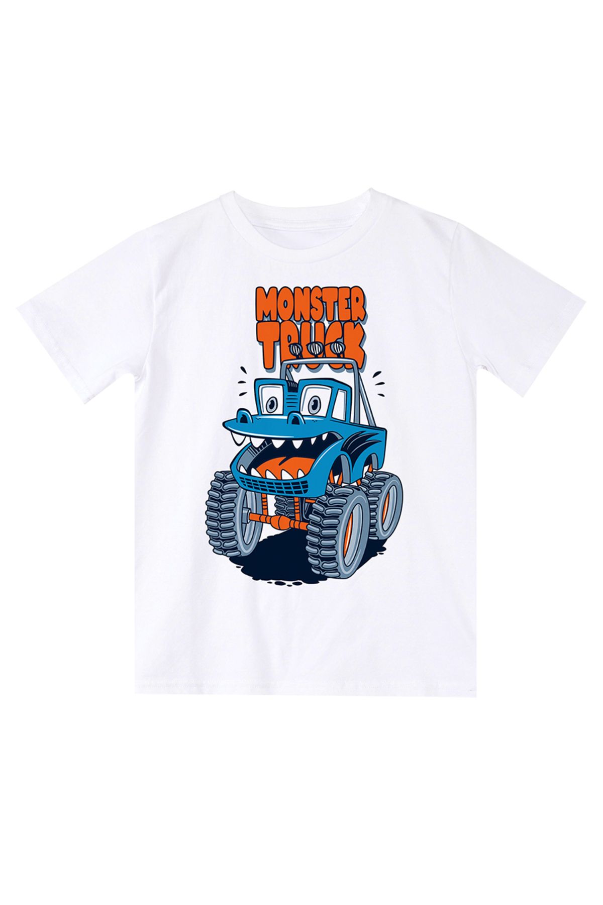 Denokids-Boy's Monster Truck Summer T-shirt and Capri Shorts Set 5