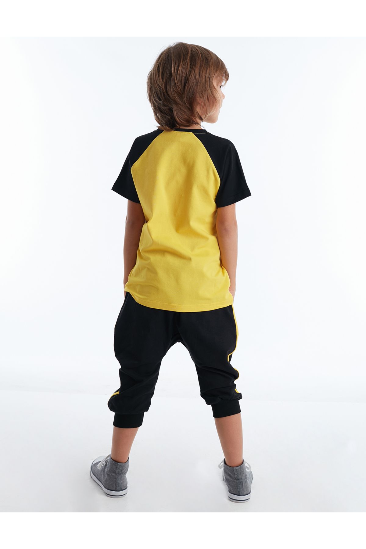 MSHB&G-DJ Ape Boy T-shirt Capri Shorts Set 2