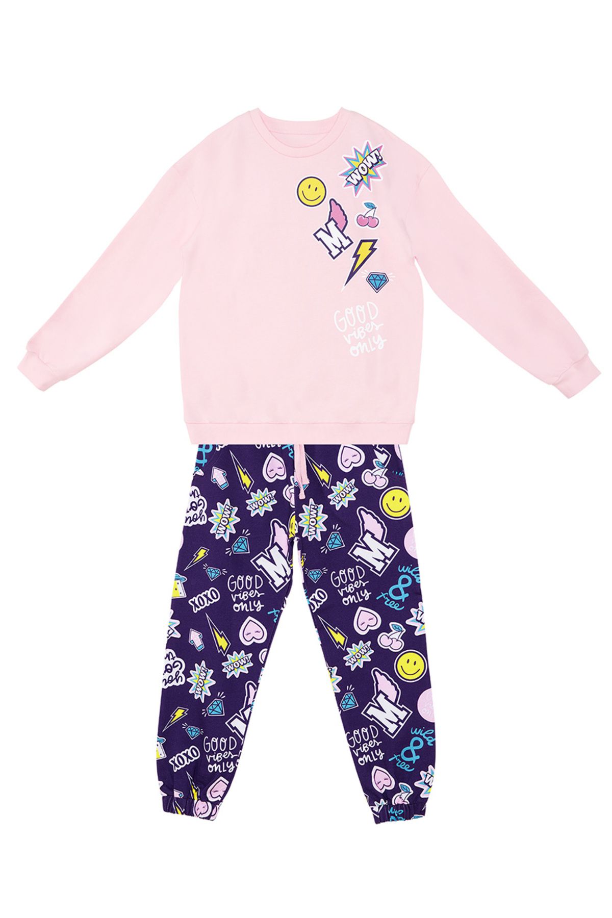 MSHB&G-Girl's Sticker Tracksuit Set 3