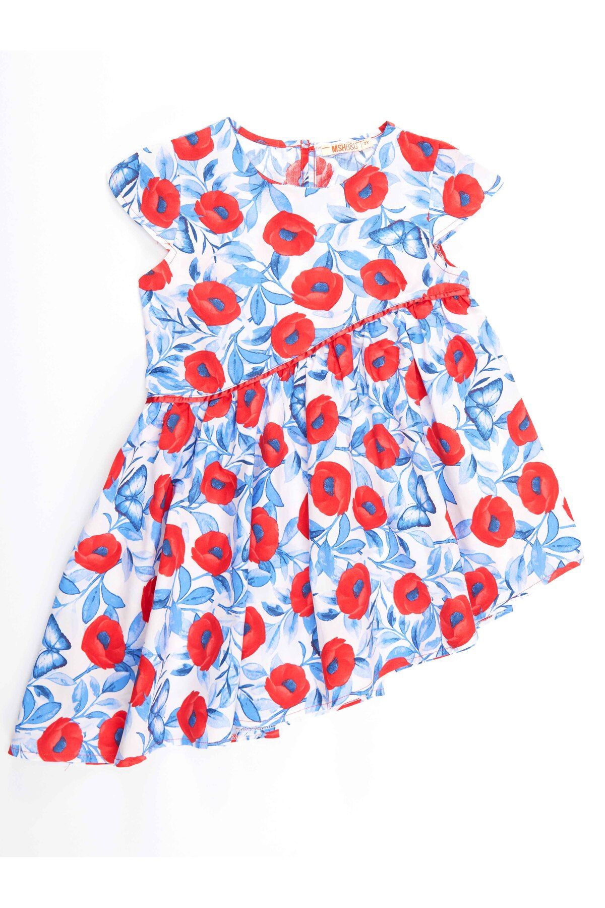 MSHB&G-Girl's Poppy Asymmetrical Summer Dress 3