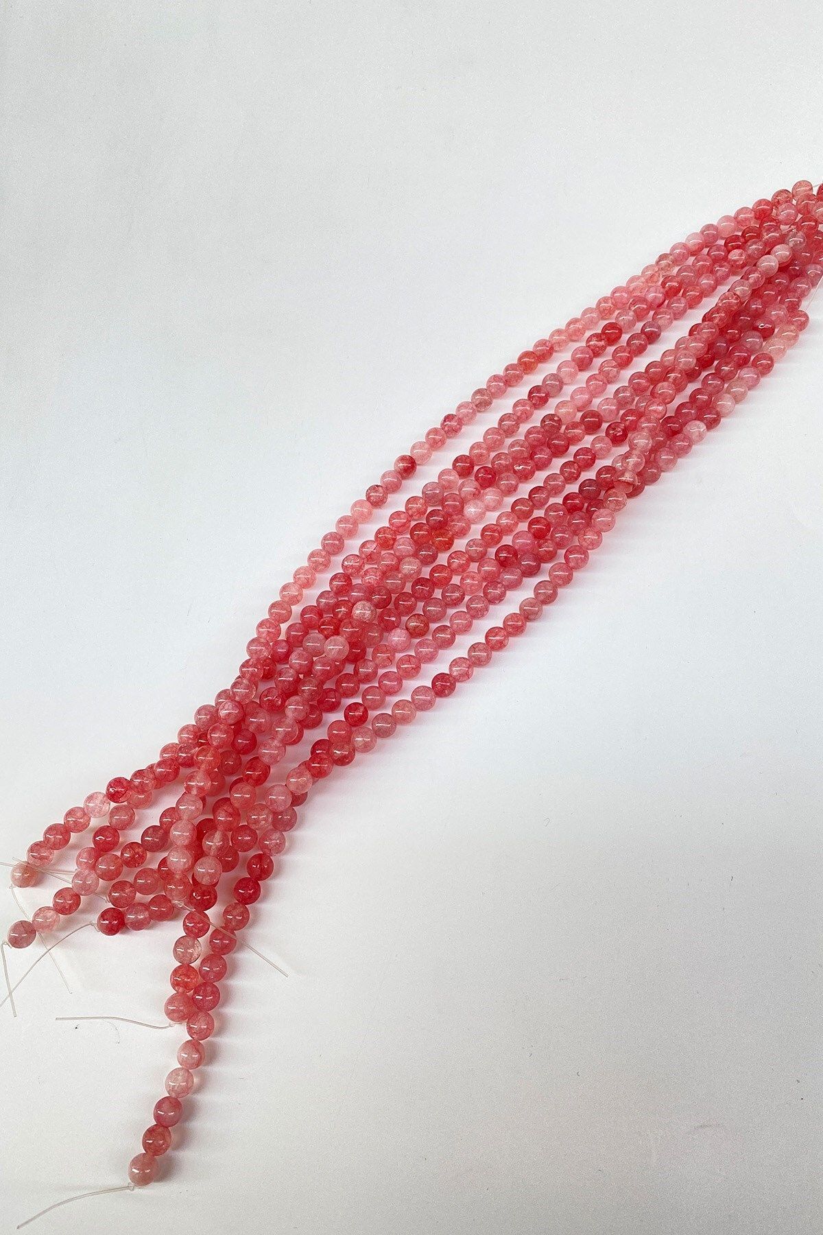 Hayalperest boncuk-8 Mm Natural Stone Beads - Pomegranate Flower Ceyt 2