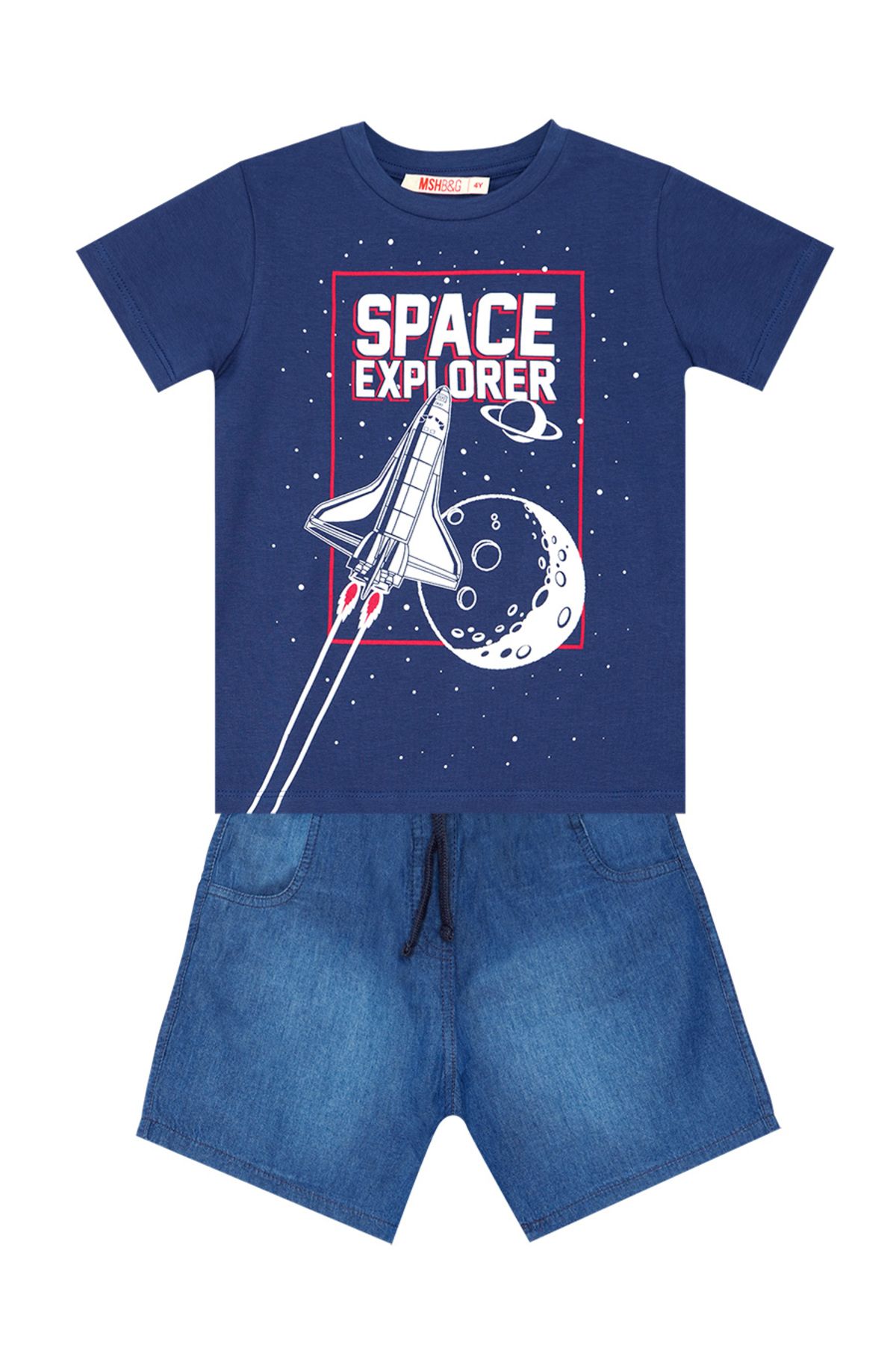 MSHB&G-Space Boy T-Shirt-Jeans-Shorts-Set 3