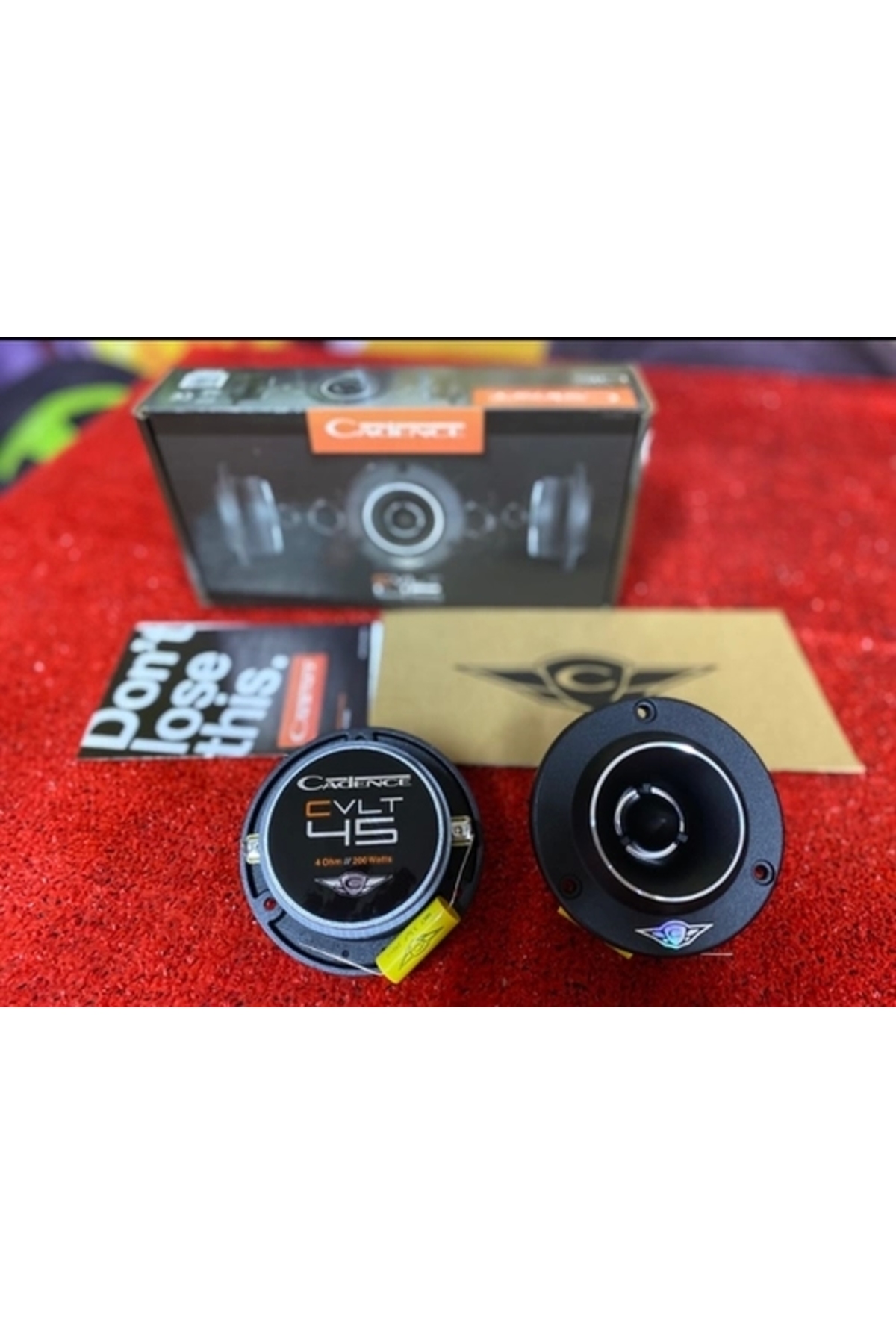 YSN Cadence Dome Tweeter 10cm – Cadence CVLT-45 200w 100RMS 10cm