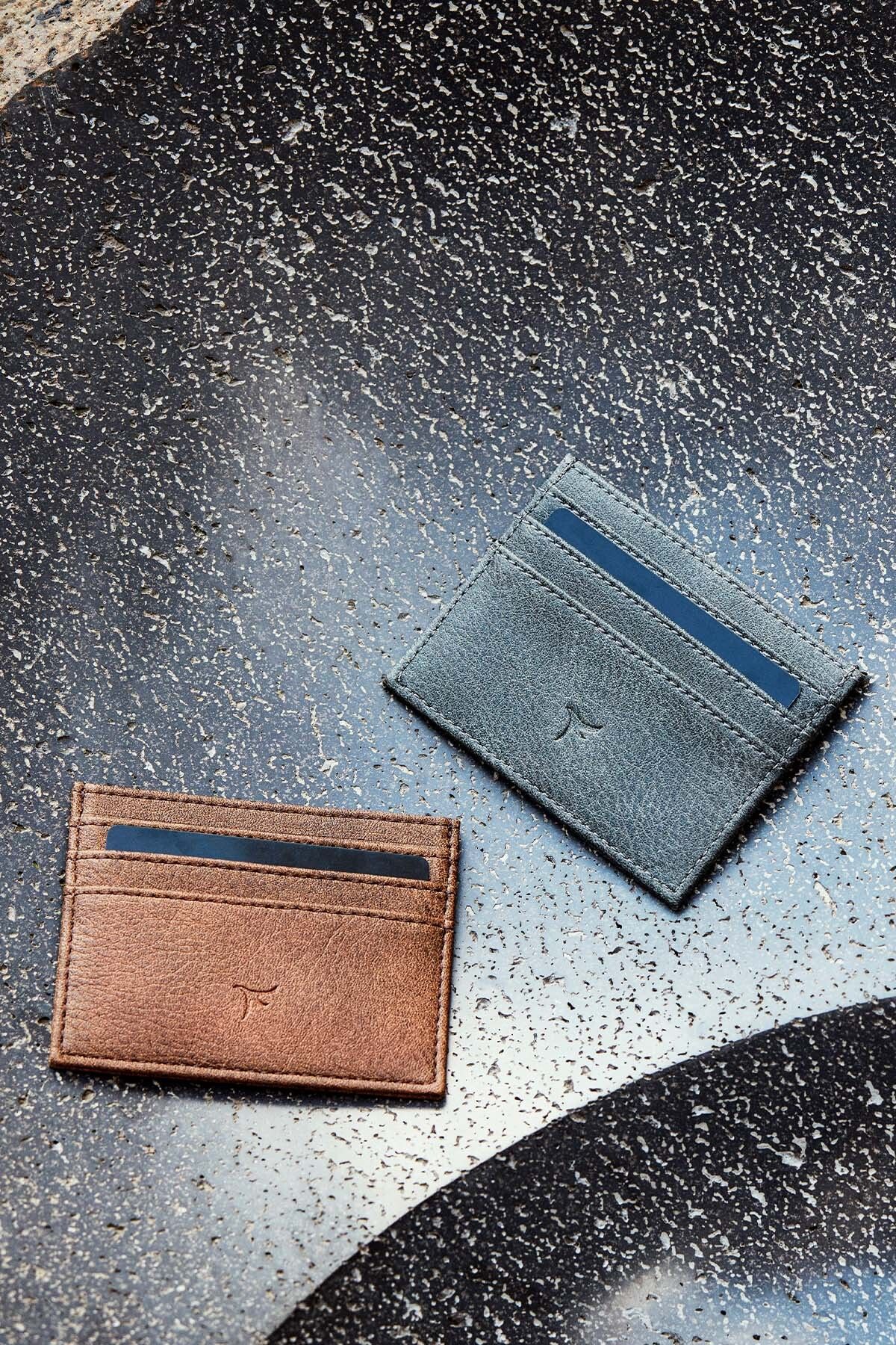 AC&Co / Altınyıldız Classics-Men's Mink Gift Boxed Card Holder 2
