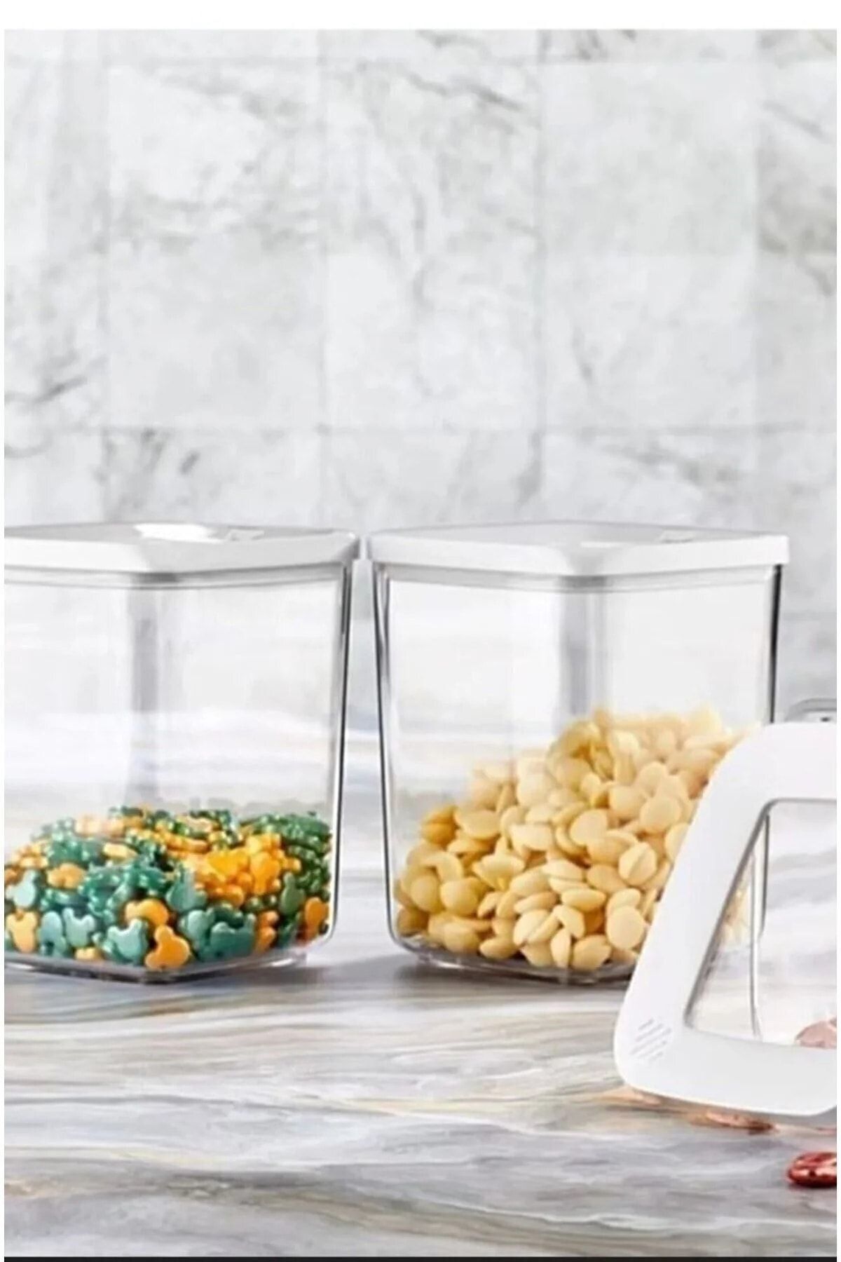 JASPER-JPR-314 Square Transparent 3x1000 Ml Multi-Purpose Food Storage Container 1