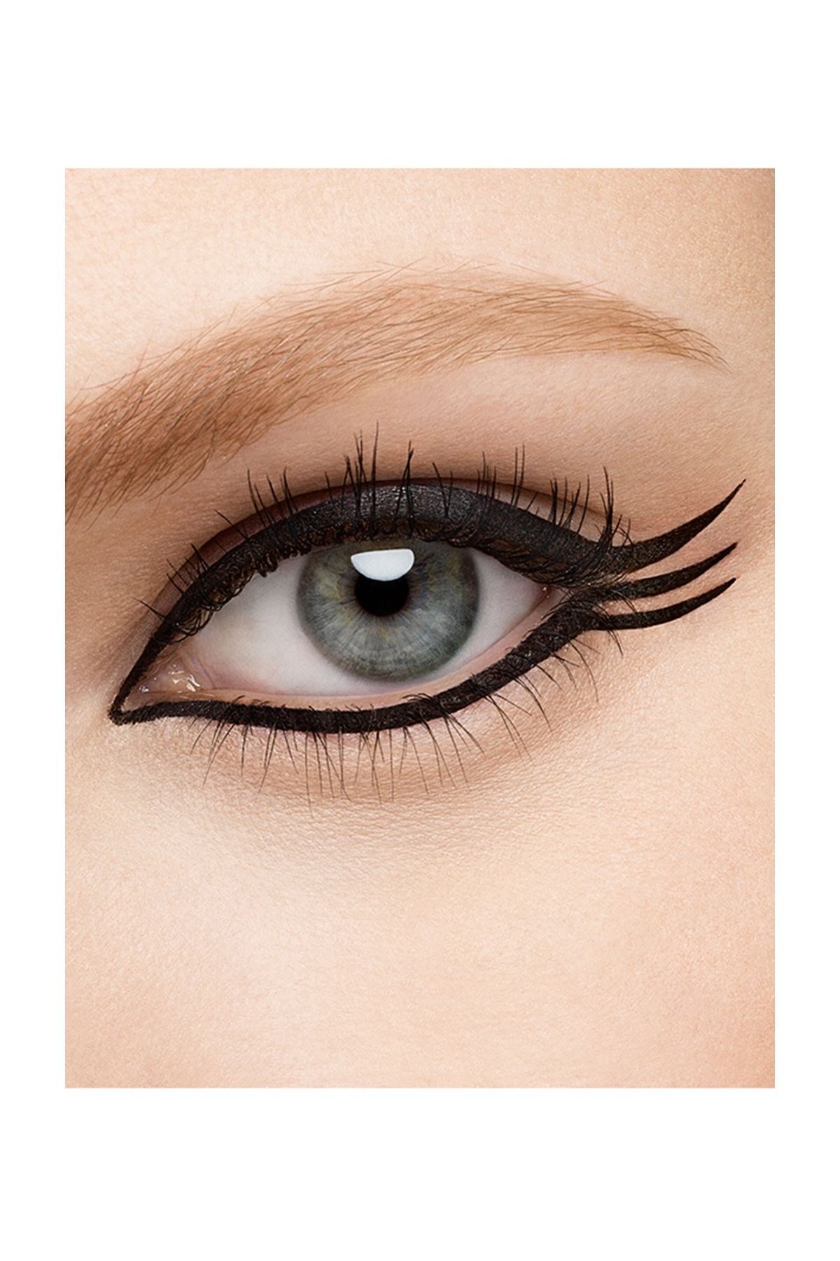 EDA LUXURY BEAUTY-Black Shiny Eye Makeup - Ultra Thin Felt Tip, Waterproof Liquid Eye Liner, Vegan Eye Makeup 6