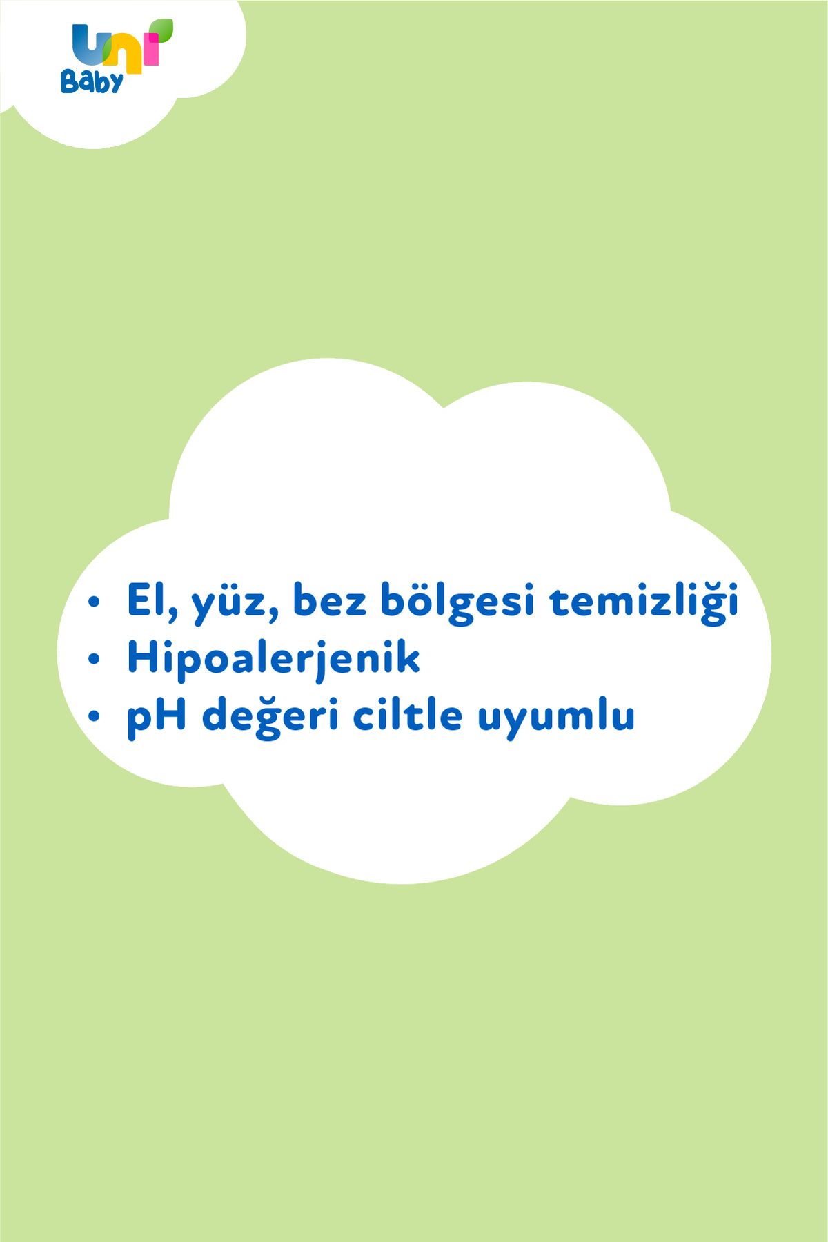 Uni Baby Hassas Dokunuş Islak Mendil 52 Li X 24 Adet fotoğrafı 3 (önizleme)