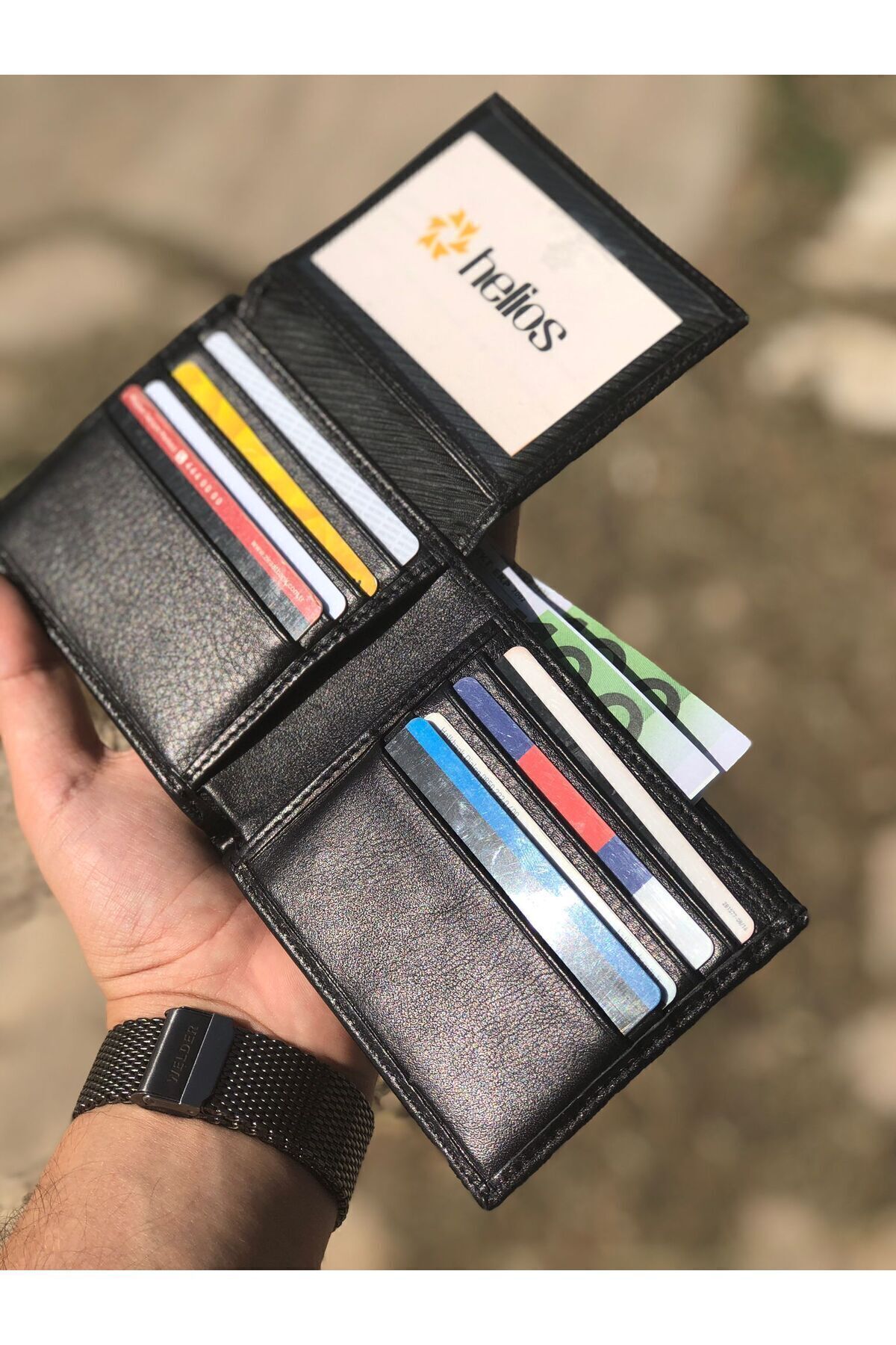 کیف پول مردانه LUV مشکی LOG LEGINE چرمی MODEL ISIM PRINTED MULTI CARD مقایسه شده derius
