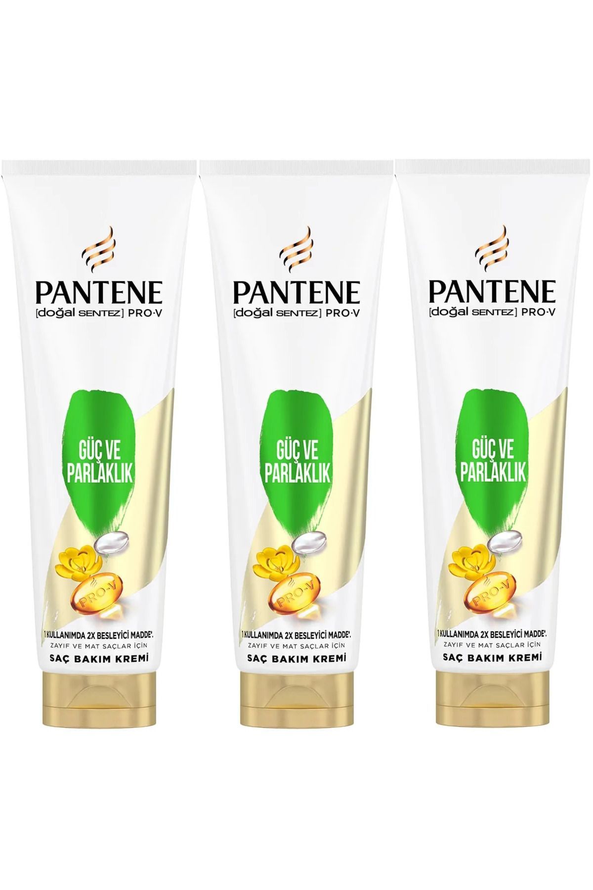 کرم مراقبت از موی طبیعی سنتز استحکام و درخشش 275 میلی لیتر 3 عدد Pantene