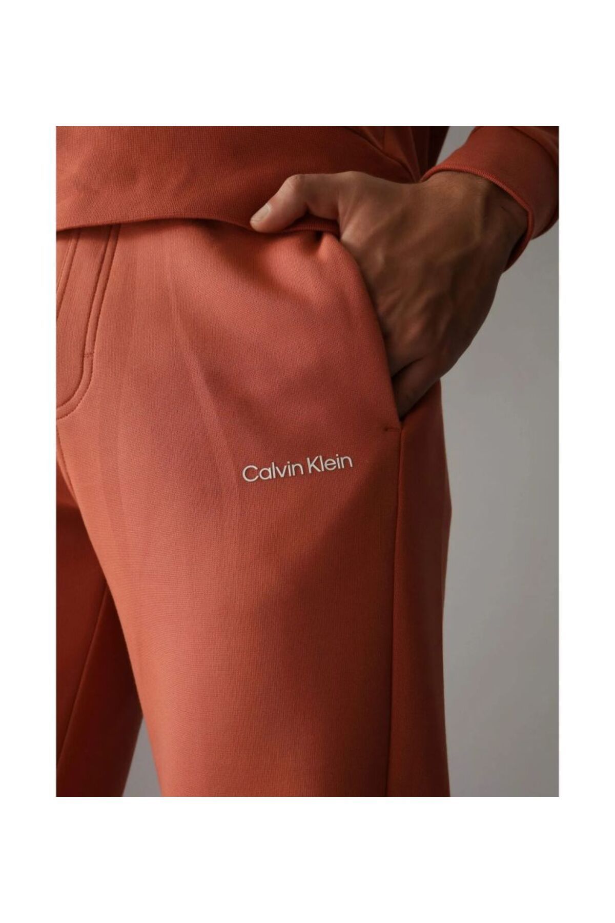 ست گرمکن نارنجی مردانه لباس کاشی اورجینال Calvin Klein