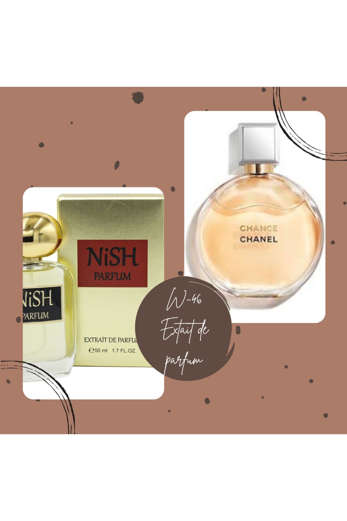 ادکلن زنانه  Nish Parfum extrait de parfum | W-46 اورجینال - تصویر 2