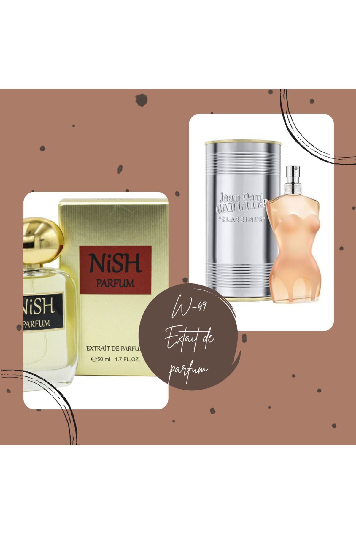 ادکلن زنانه  Nish Parfum extrait de parfum | W-49 اورجینال - تصویر 2