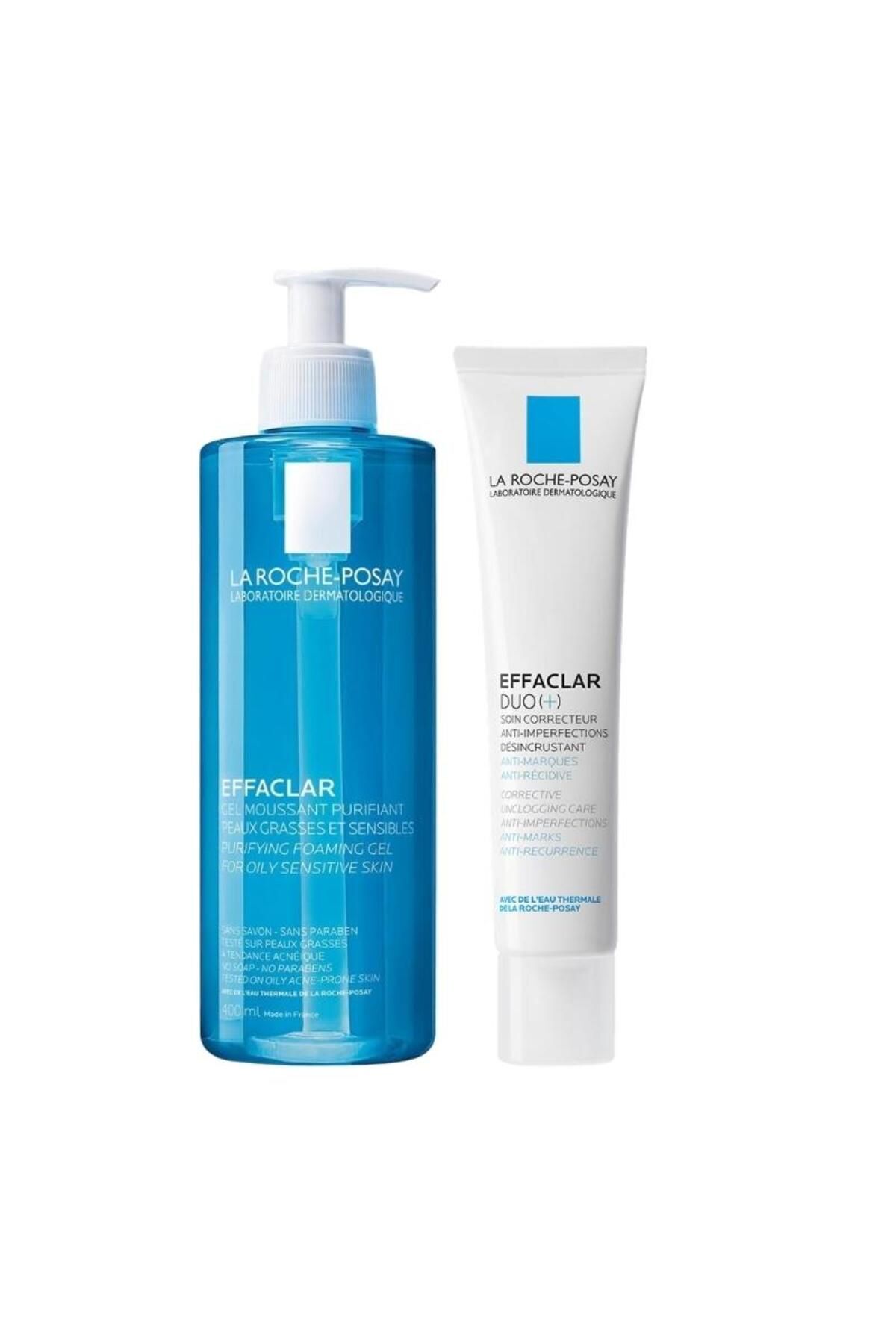 ژل Effaclar 400 ml و Effaclar Duo 40 ml کیت مزیت ویژه برای پوست های مستعد آکنه La Roche Posay
