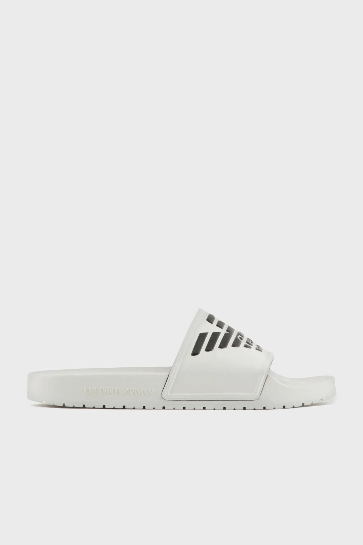 Emporio Armani White Sandals and Slippers with Best Prices