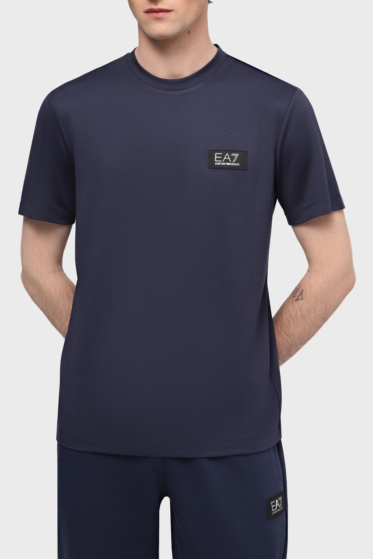 Slim Fit Logo Crew Neck T شرت مردانه تی شرت 3DPT72 PJUJZ 1554 EA7