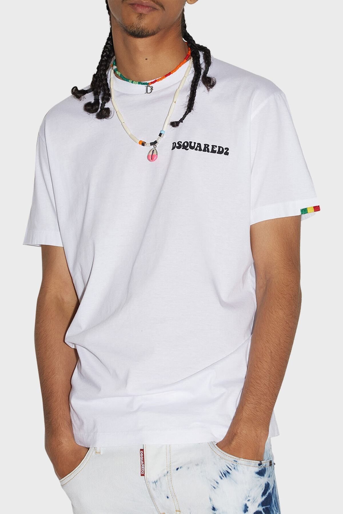 DSquared2 100 Pamuk Regular Fit Bisiklet Yaka T Shirt Erkek T Shirt S71gd1245 S23009 100 Fiyat Yorumlar Trendyol