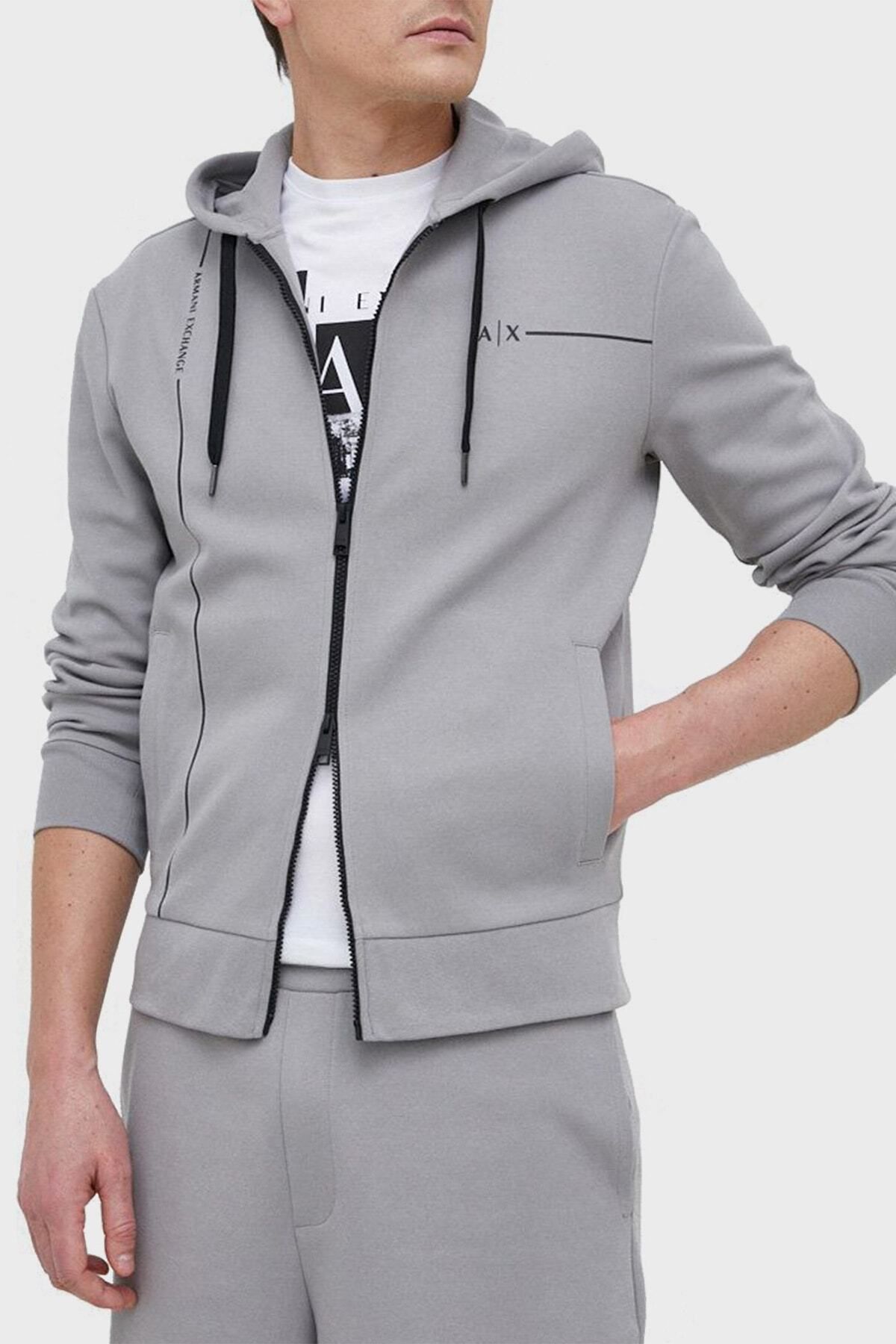 عرق عرقیقه مردانه کلاهدار معمولی نخی 3rzmbb Zjcaz 1913 Armani Exchange