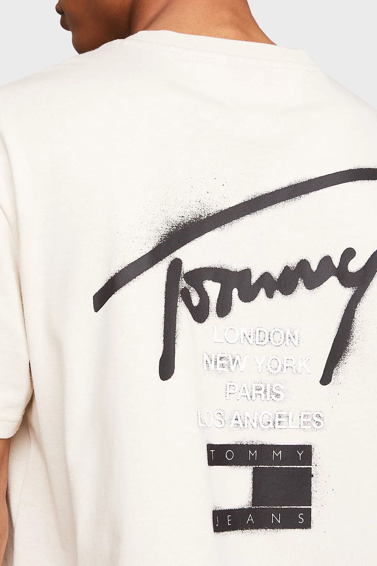 تی شرت نود مردانه دوچرخه پنبه ای Yaka T پیراهن DM0DM18529 ACG Tommy Jeans