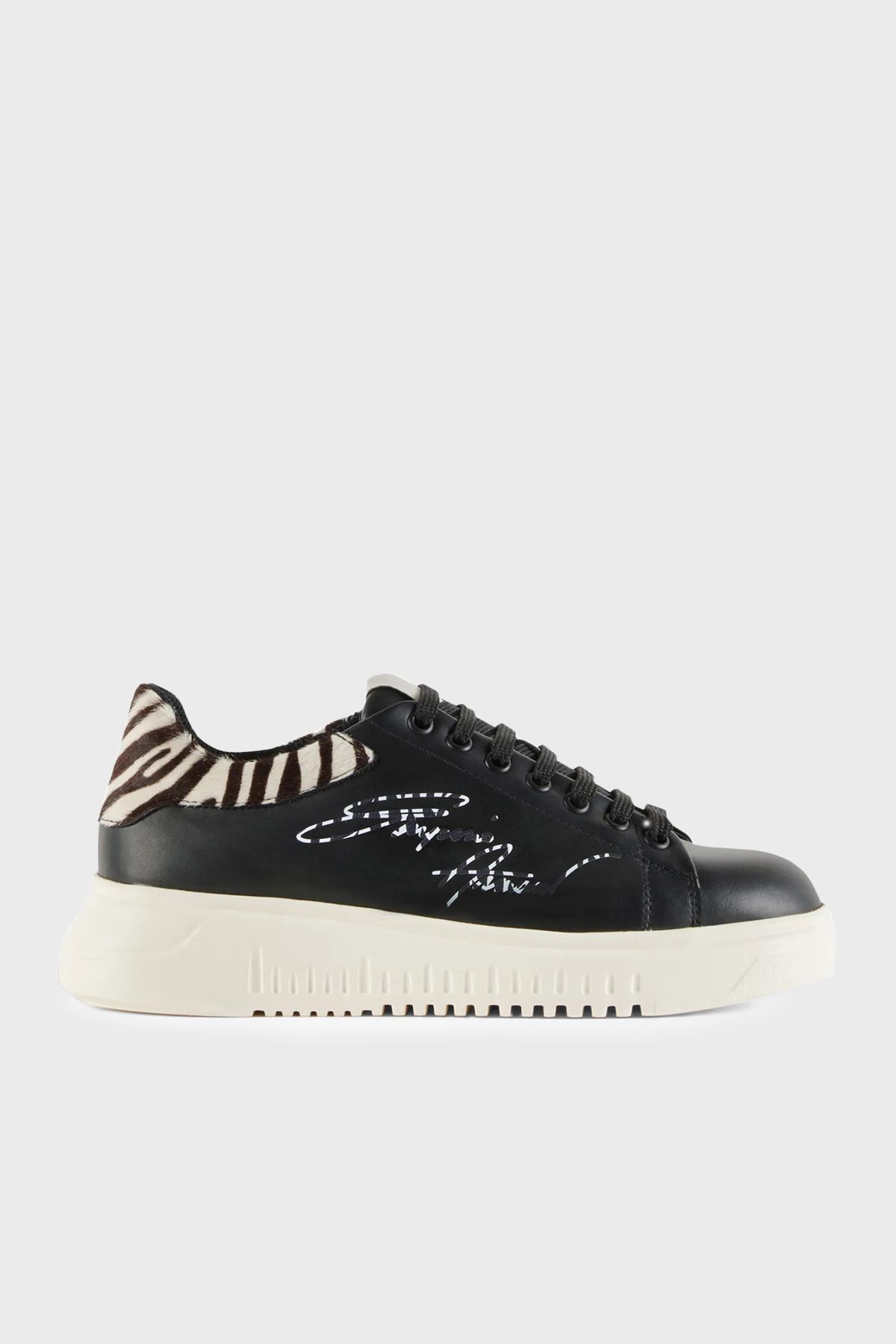کفش کتانی چرم اصل SHOES X3X024 XN388 R298 Emporio Armani