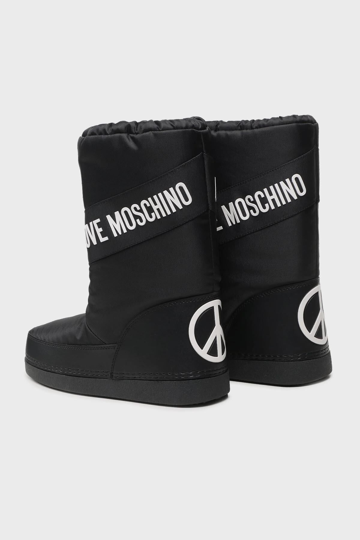 Love Moschino-Αδιάβροχο λογότυπο Shirred Snow Boot ΜΠΟΤΕΣ ΧΙΟΝΙΟΥ JA24032G1HISA000 3