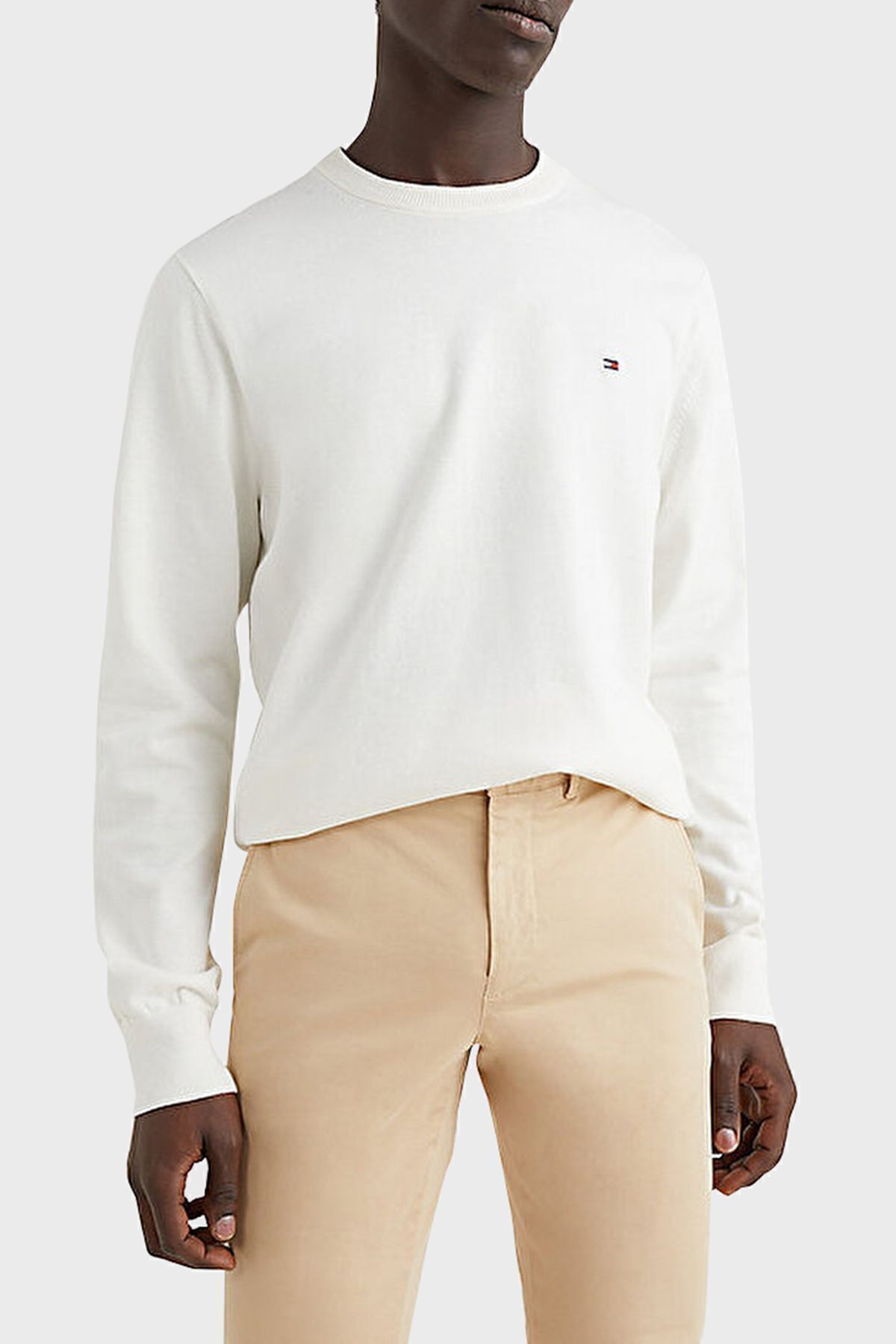 SWEAT مردانه SWEAT MW0MW21316 YBI 100% پنبه ارگانیک Tommy Hilfiger