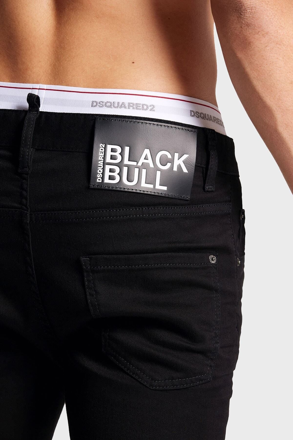 شلوار جین مردانه کشش اسکیت پنبه نرمال کمر باریک S74LB1282 S30730 900 DSquared2