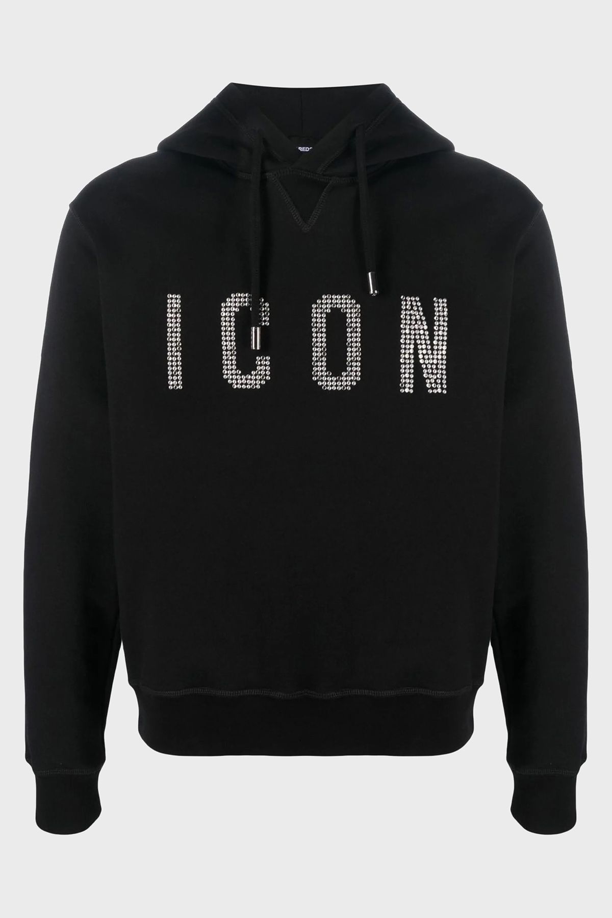 سویشرت مشکی مردانه پنبه به طور منظم متناسب با لباس عرق 900 DSquared2