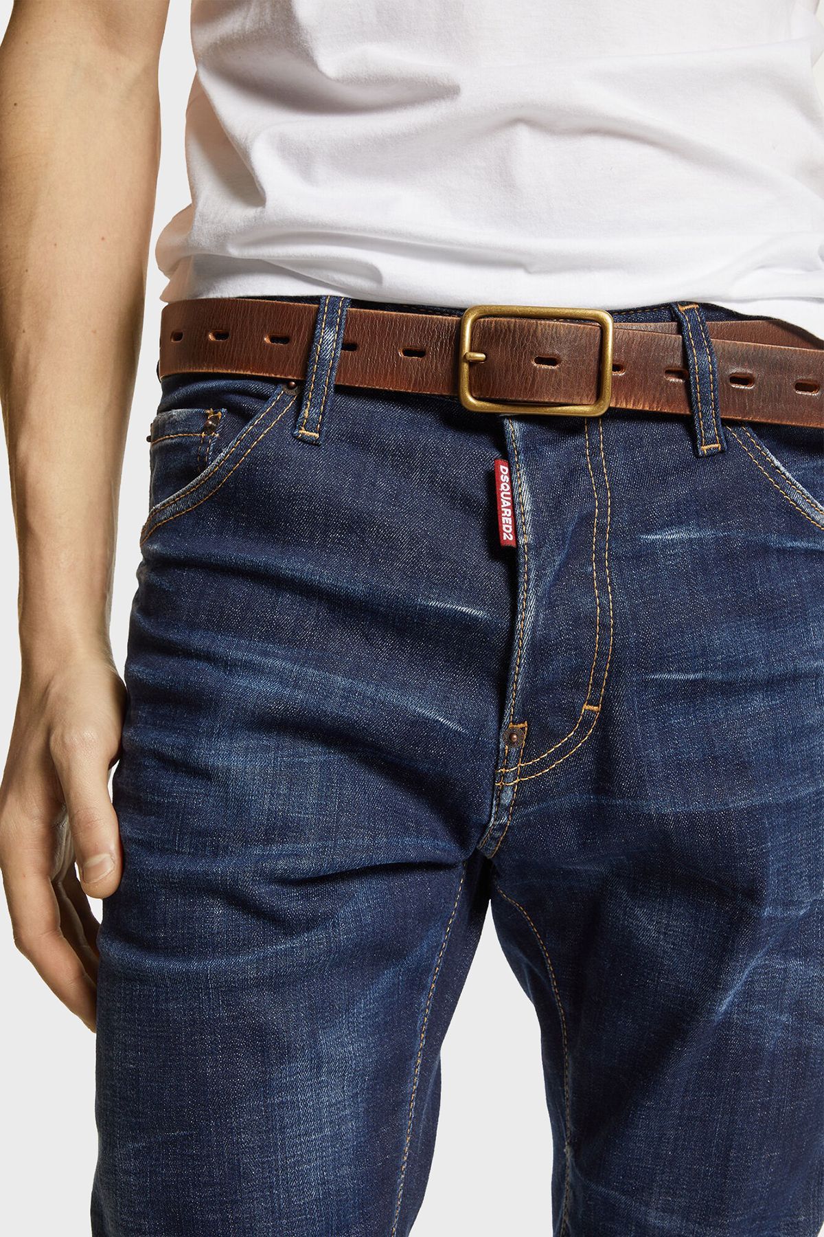 شلوار جین آبی مردانه SLIM FIT 470 DSquared2