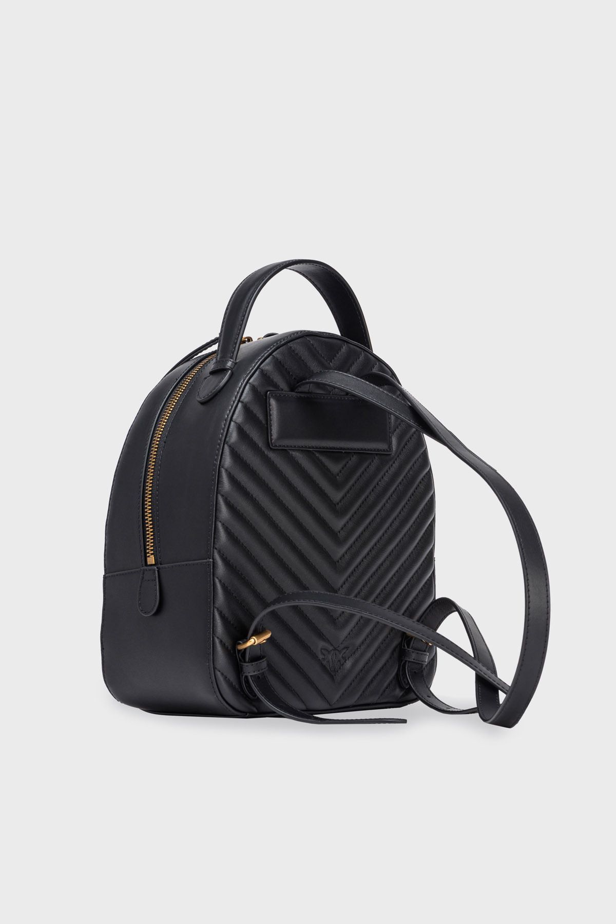 PİNKO-Batoh z pravé kůže s logem Pinko BACKPACK 102530   A1J2 Z99Q 2