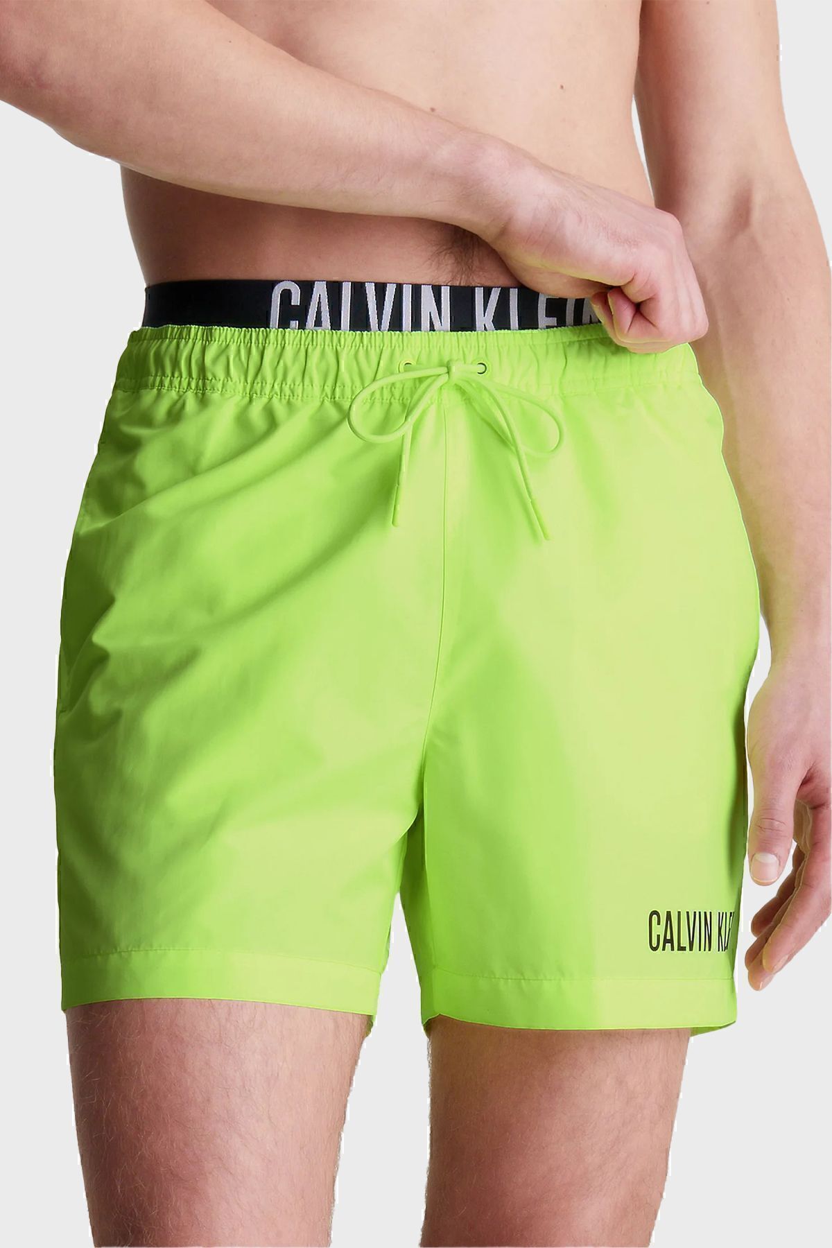 Green calvin klein swim shorts outlet