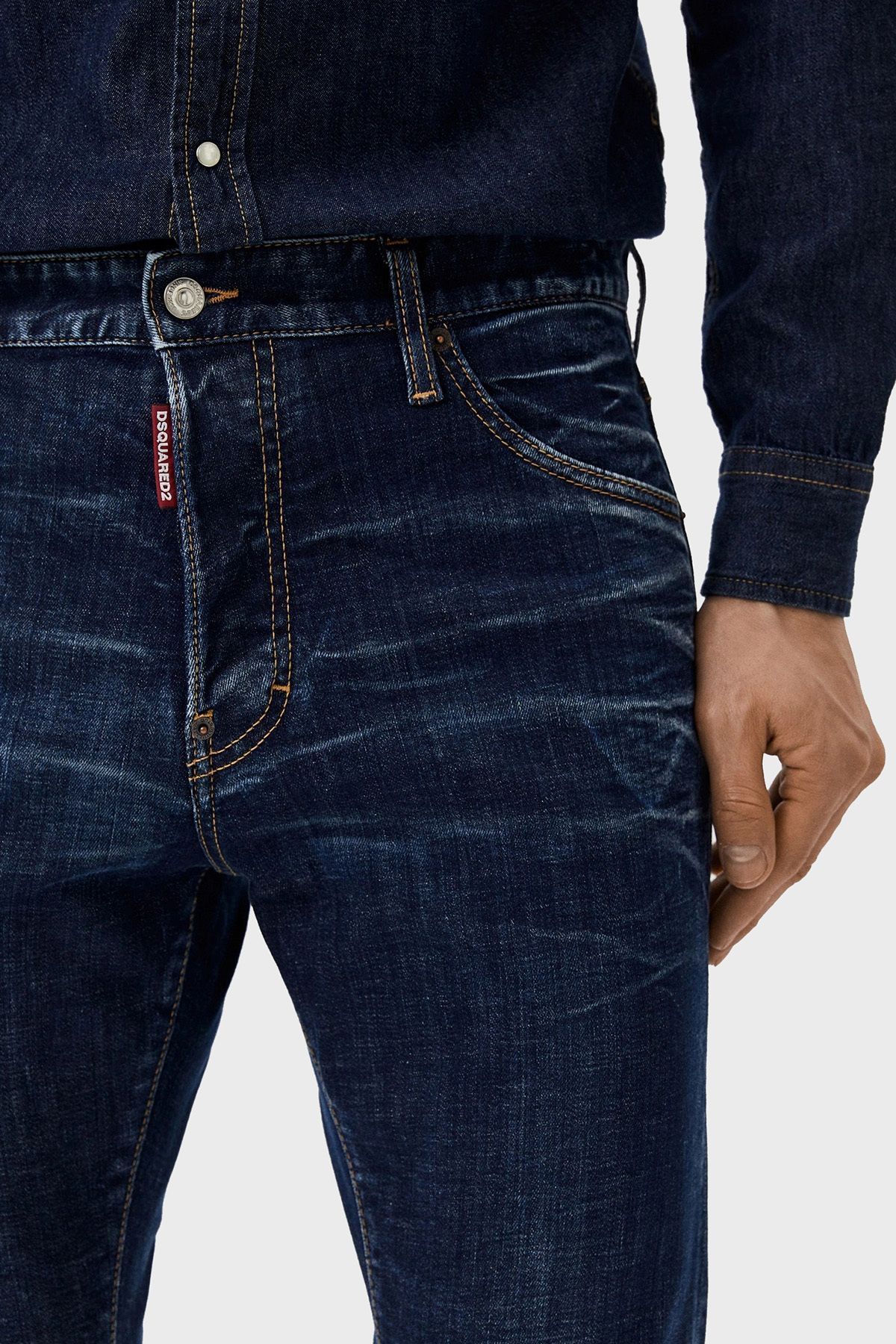 شلوار جین آبی مردانه مناسب 470 اورجینال DSquared2