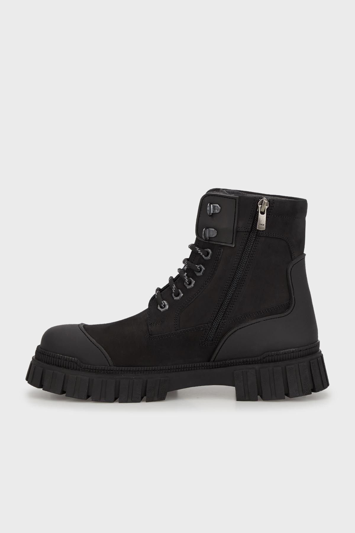 JAMES FRANCO-James & Franco Zippered Nubuck Δερμάτινες Μπότες Ανδρικές ΜΠΟΤΕΣ 5409312 Τ 2