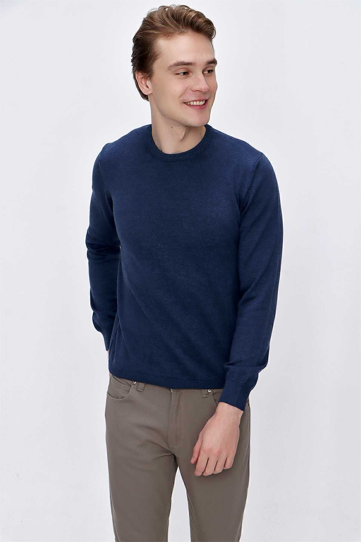 Morven-Πλεκτό πουλόβερ Basic Dynamic Fit Relaxed Cut Crew Neck 3