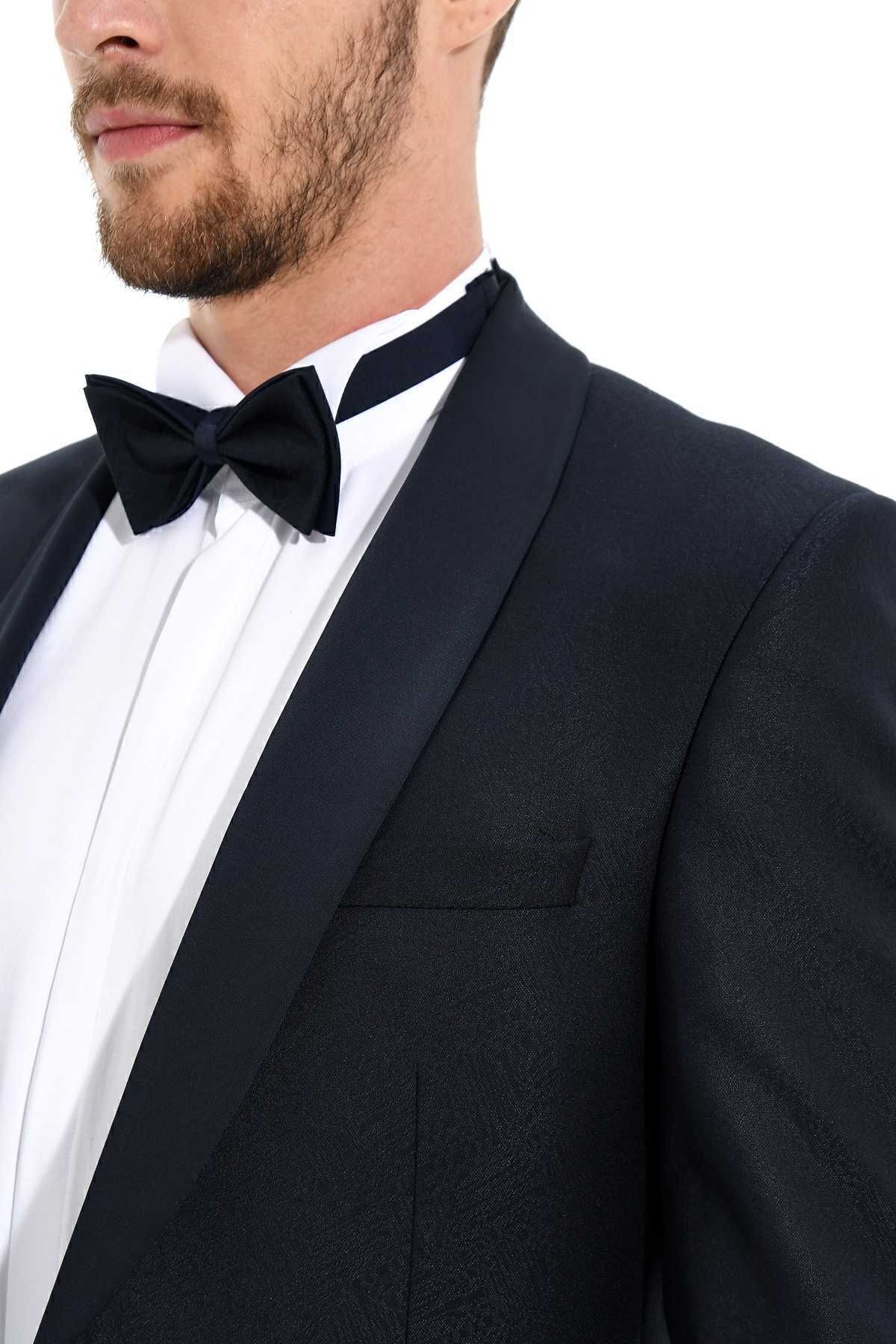 اسموکینگ آبی مردانه NAVY اورجینال Morven