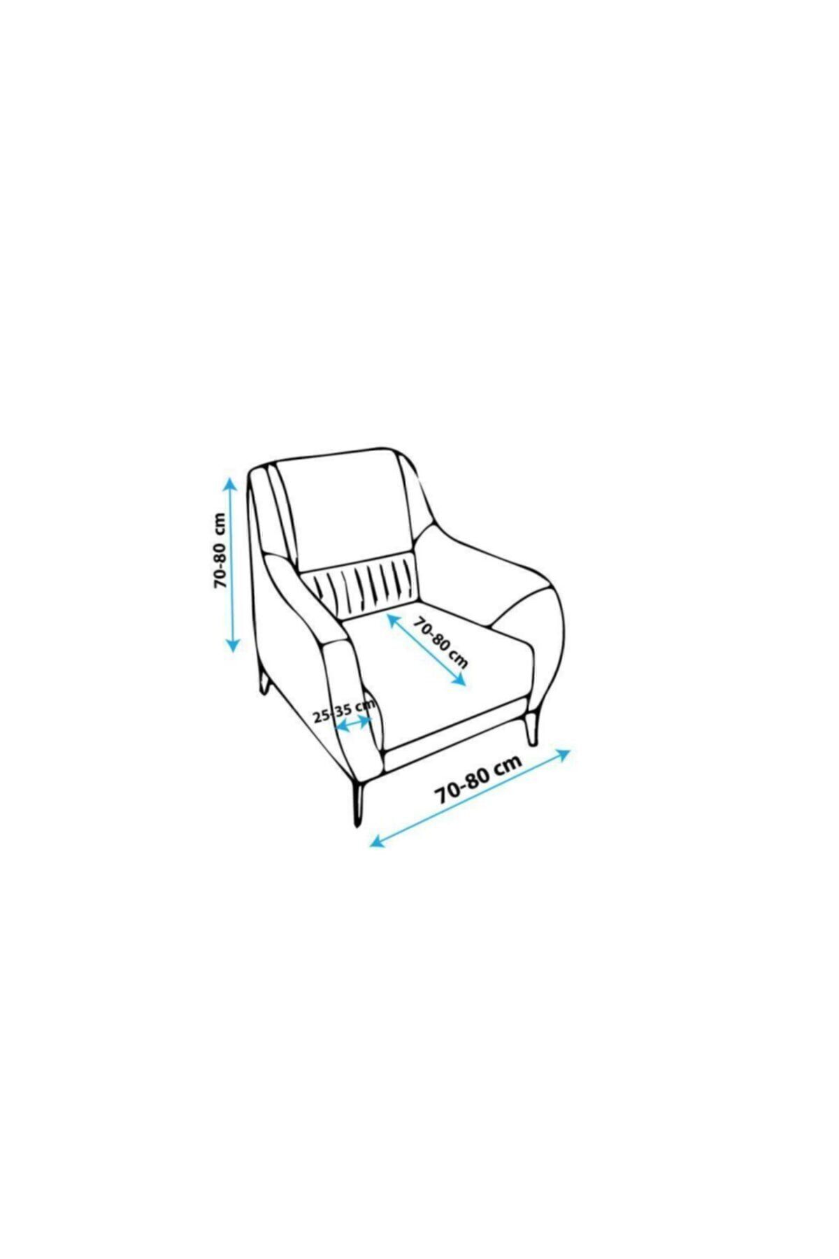 روکش مبل سفید 3 1 پوشش صندلی پنبه ای خاکستری تیره Karna Home