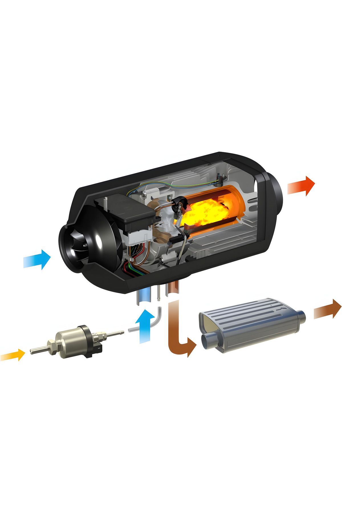 EBERSPACHER D4l 24v Dizel Isıtıcı Set