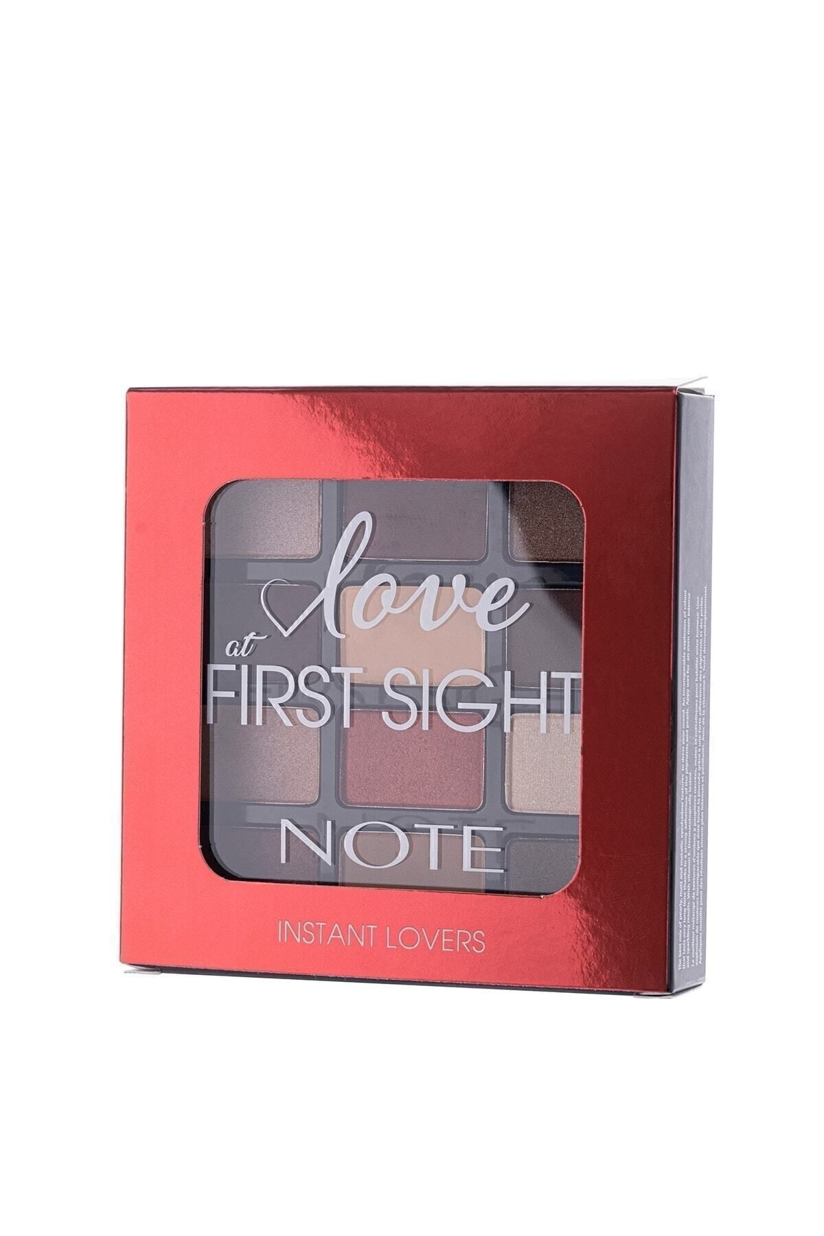 NOTE-Love at First Sight Eyeshadow Matte and Shimmer Powder Eyeshadow Palette - 202 Instant Lovers 6