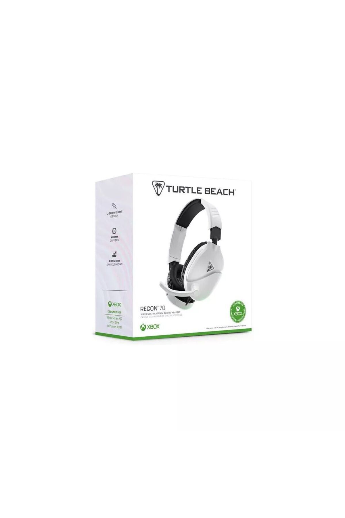 Turtle Beach-سماعة الألعاب Recon 70X باللون الأبيض 7