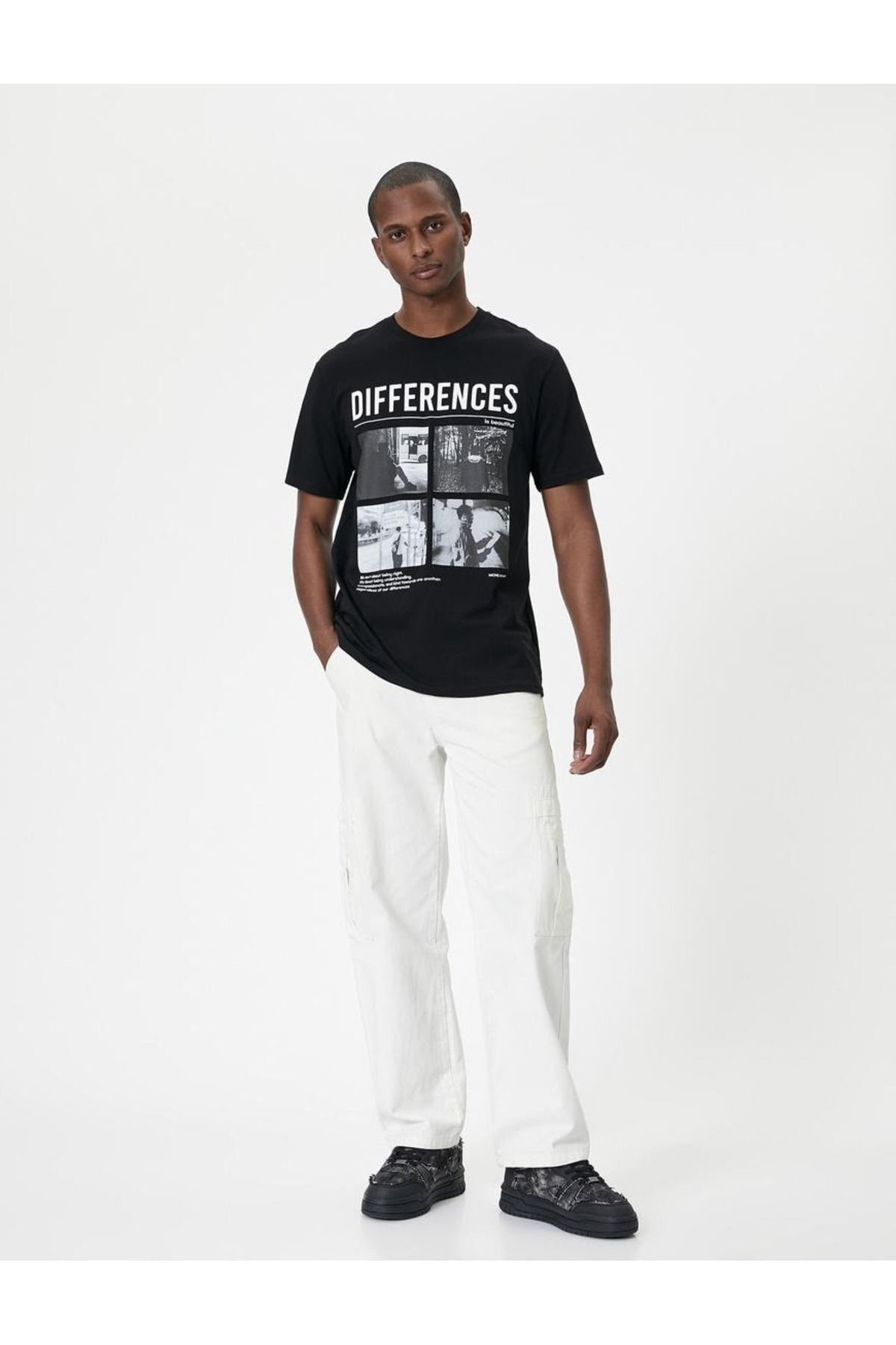 تیشرت مردانه صورتی کوتون | SS0000000035833 اورجینال - تصویر 2