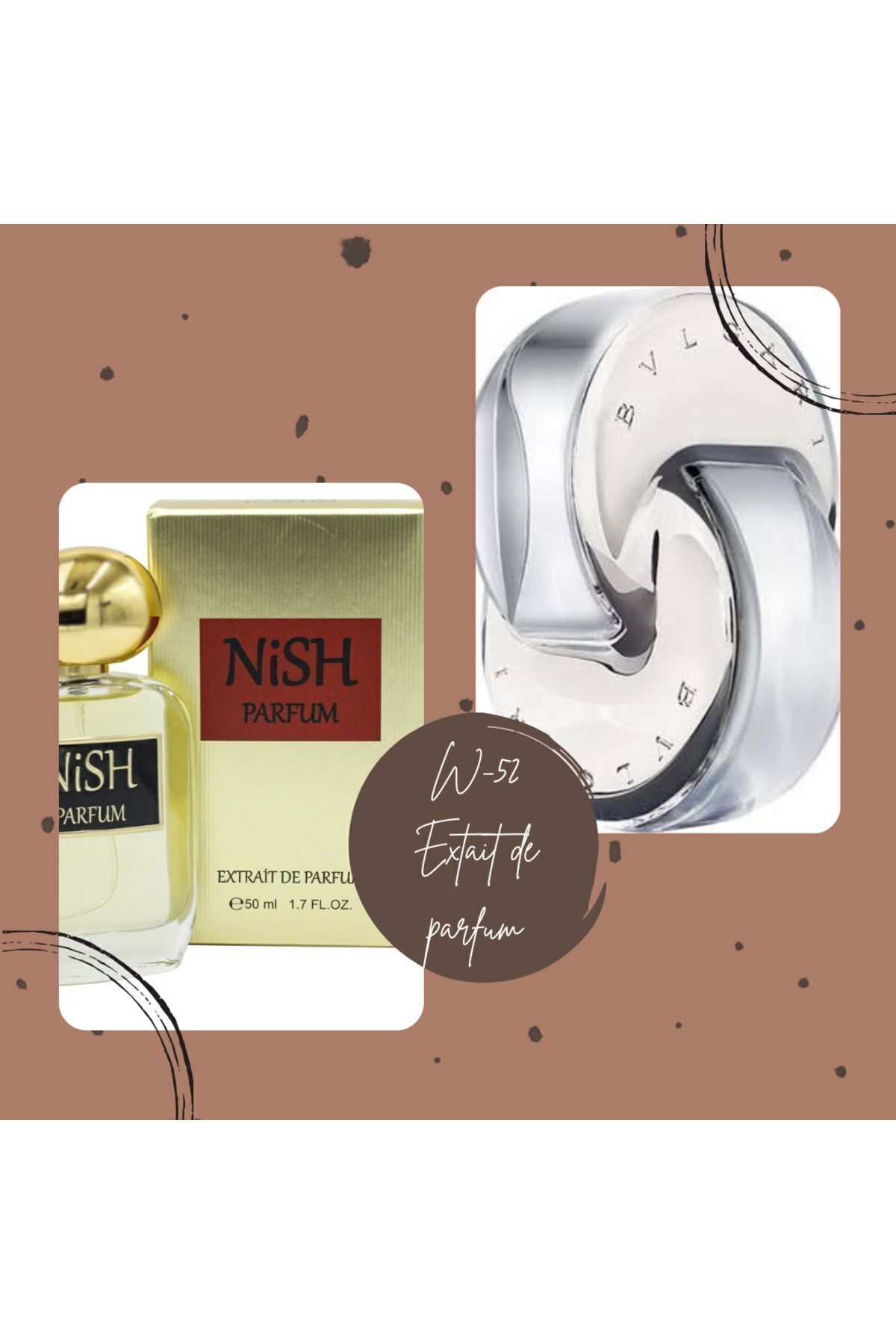 ادکلن زنانه  Nish Parfum extrait de parfum | W-52 اورجینال - تصویر 2
