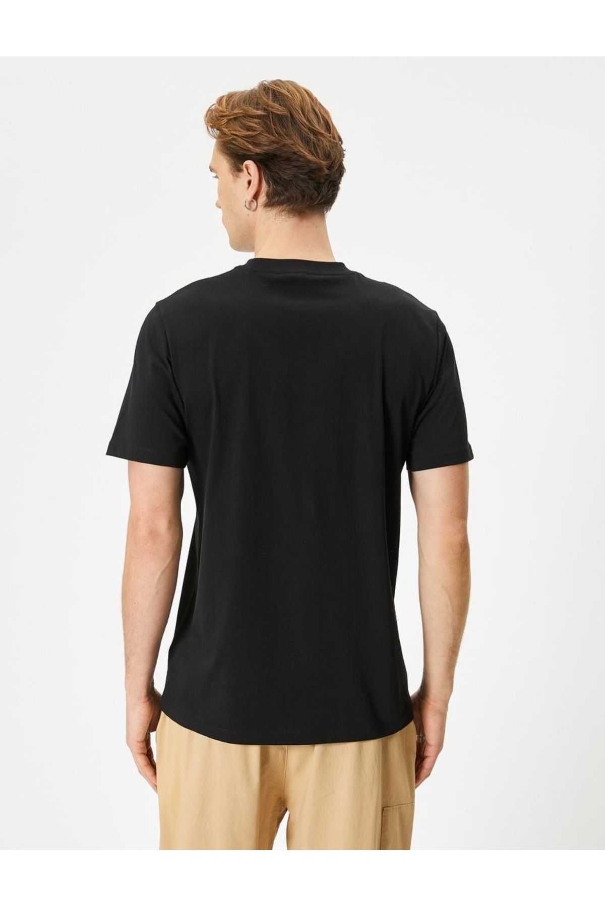 تیشرت مردانه صورتی کوتون | SS0000000035837 اورجینال - تصویر 4