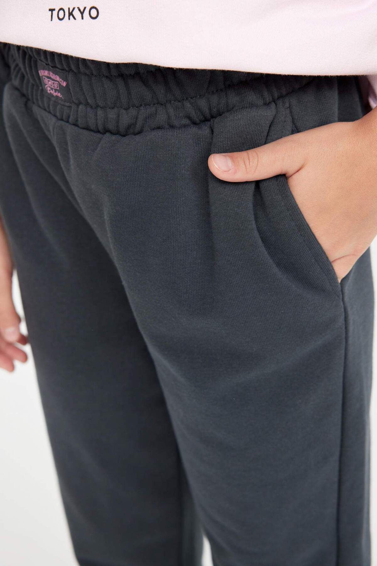 لباس مجلسی دخترانه خاکستری دفکتوDefacto | 3150433 اورجینال - تصویر 7