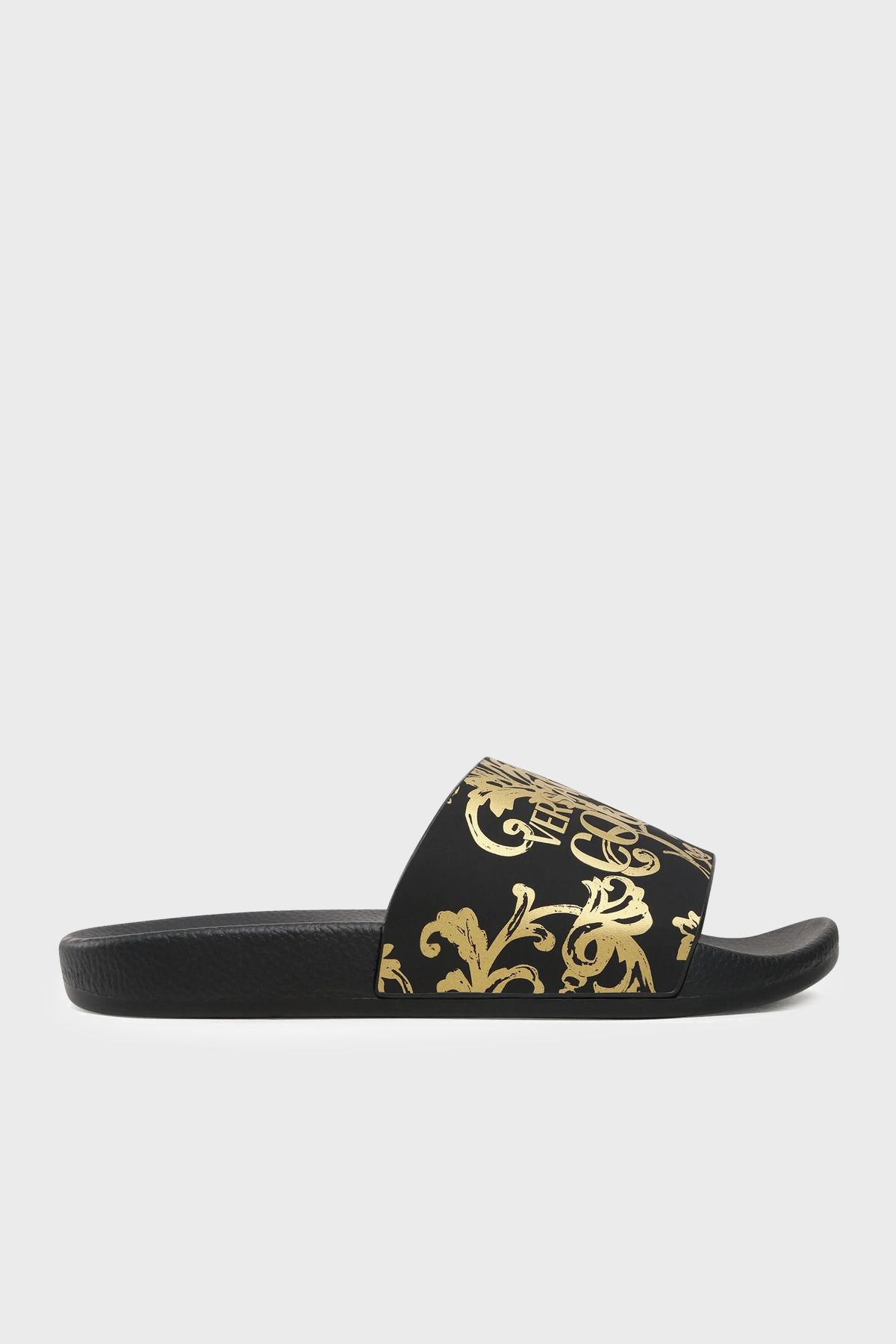 VERSACE JEANS COUTURE Baroque Patterned Slippers Men's SLIPPERS 74YA3SQ4  ZS365 G89- Trendyol