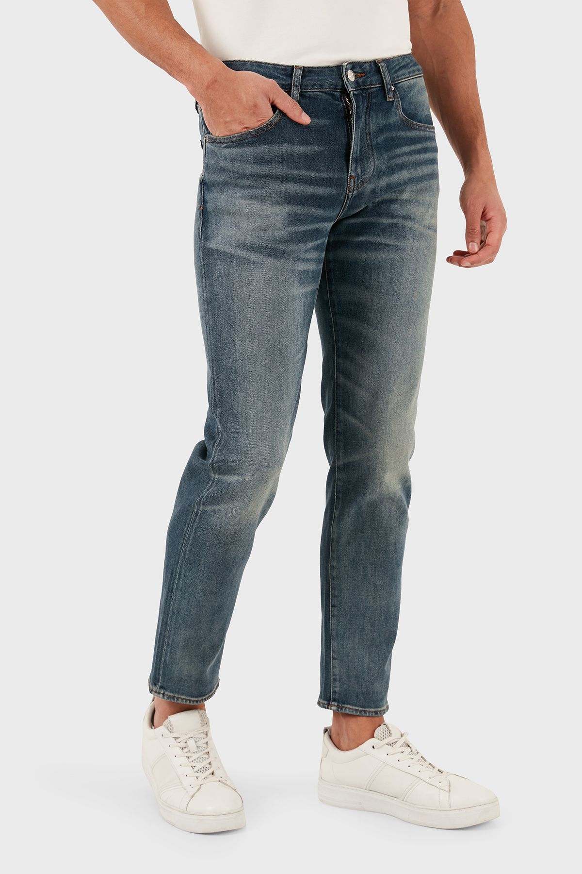 شلوار جین آبی مردانه J13 مناسب 3DZJ13 Z1Y6Z 1500 Armani Exchange