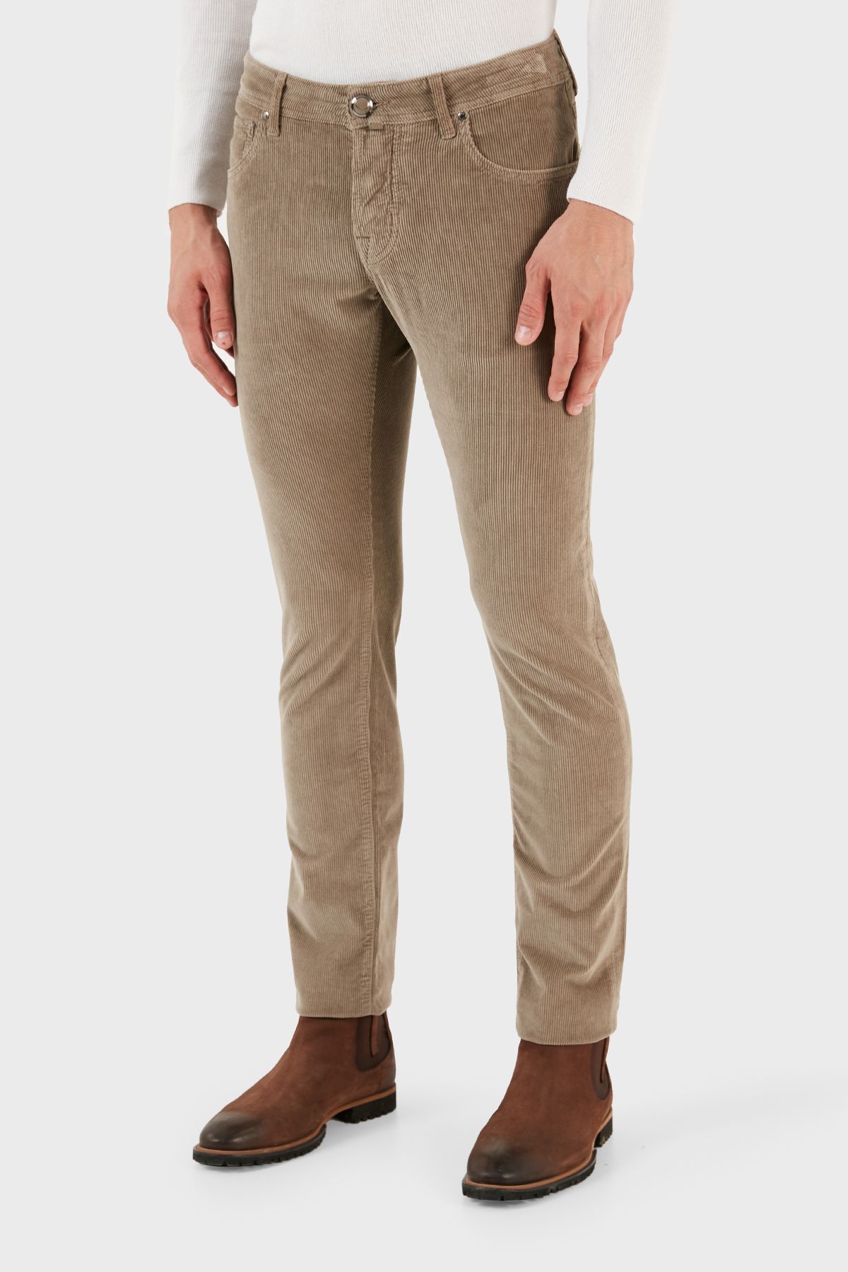 JACOB COHEN-Normal Waist Slim Fit Skinny Leg Velvet Pants Men'S TROUSERS UQE06 36 S3653 D37 2