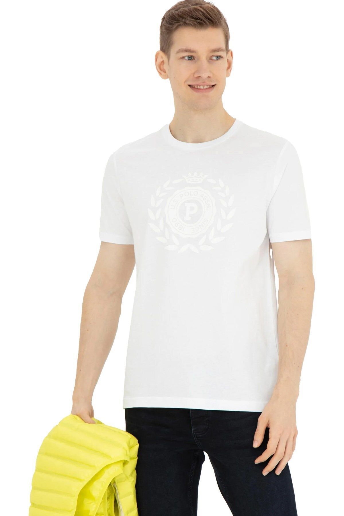 BASE. پولو اسن. تی شرت مردانه معمولی 50281567-VR013 U.S. Polo Assn.