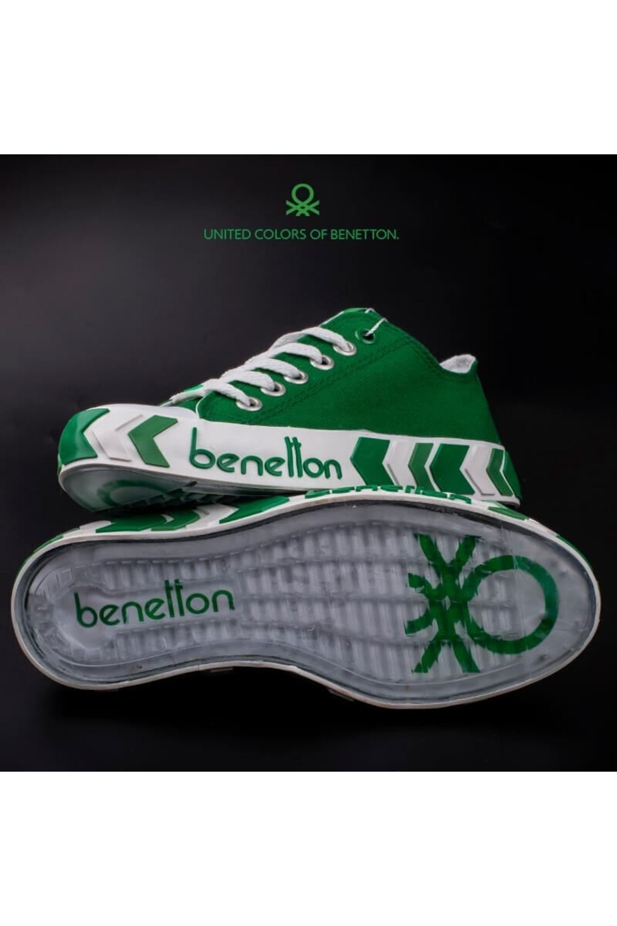 اسنیکر سبز زنانه کفش ورزشی راه BN Benetton