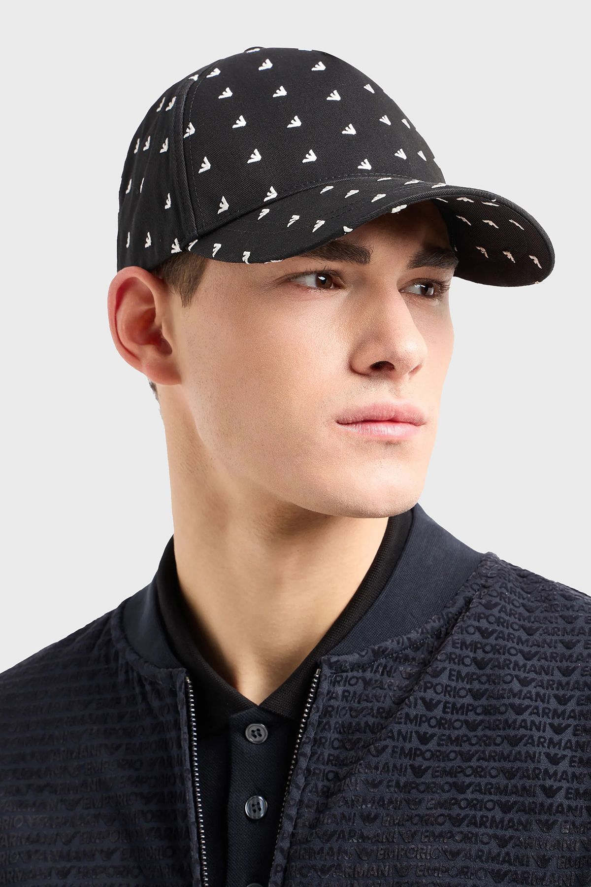 لوگو کلاه نخی کلاه مردانه 627476 4R577 00020 Emporio Armani